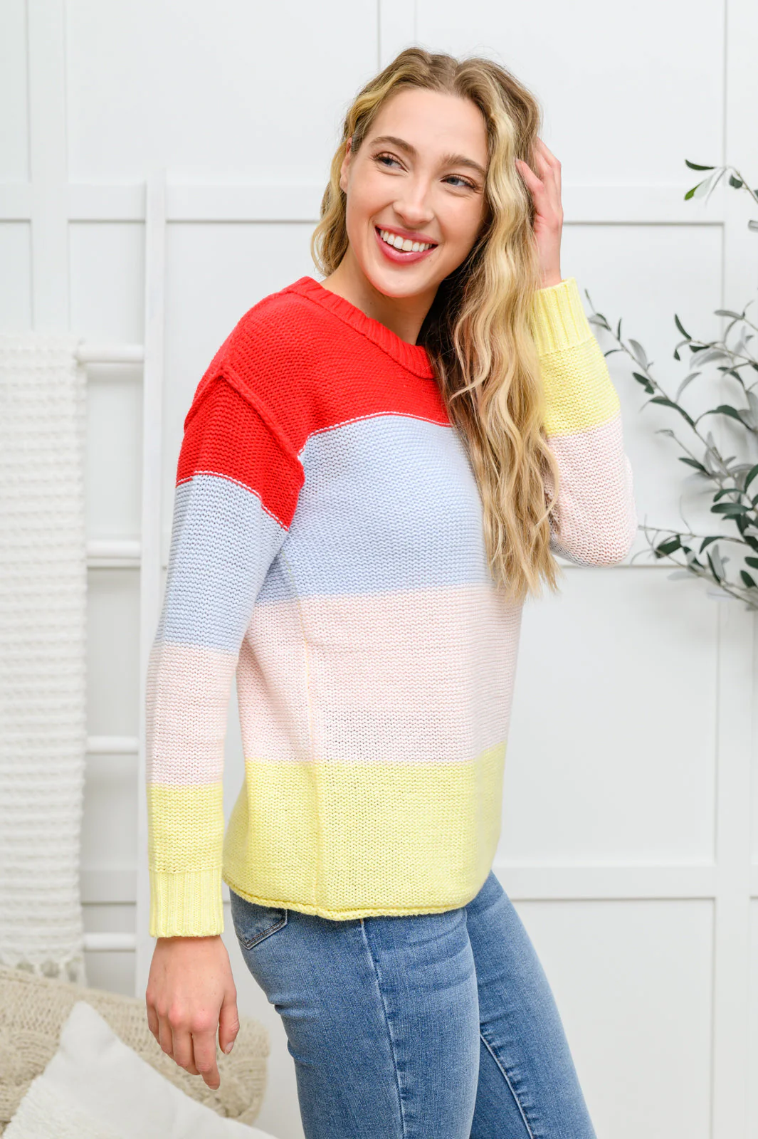 Bright Striped Knit Sweater - 11/23/2022 - Image 3