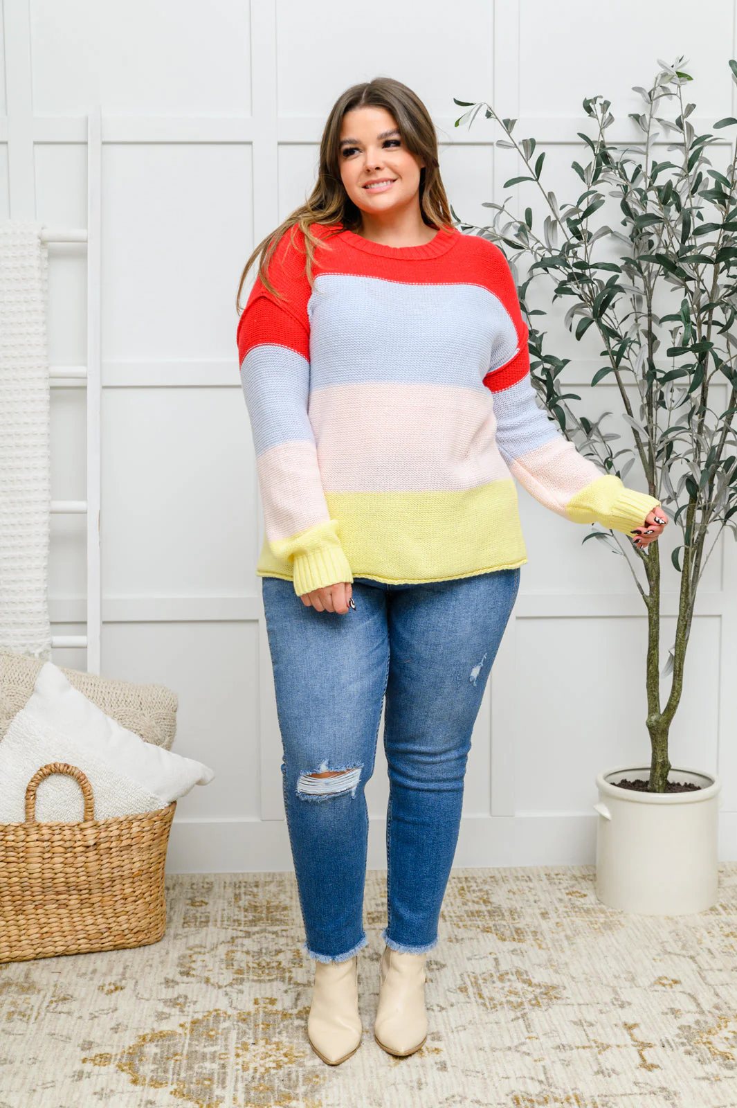 Bright Striped Knit Sweater - 11/23/2022 - Image 5