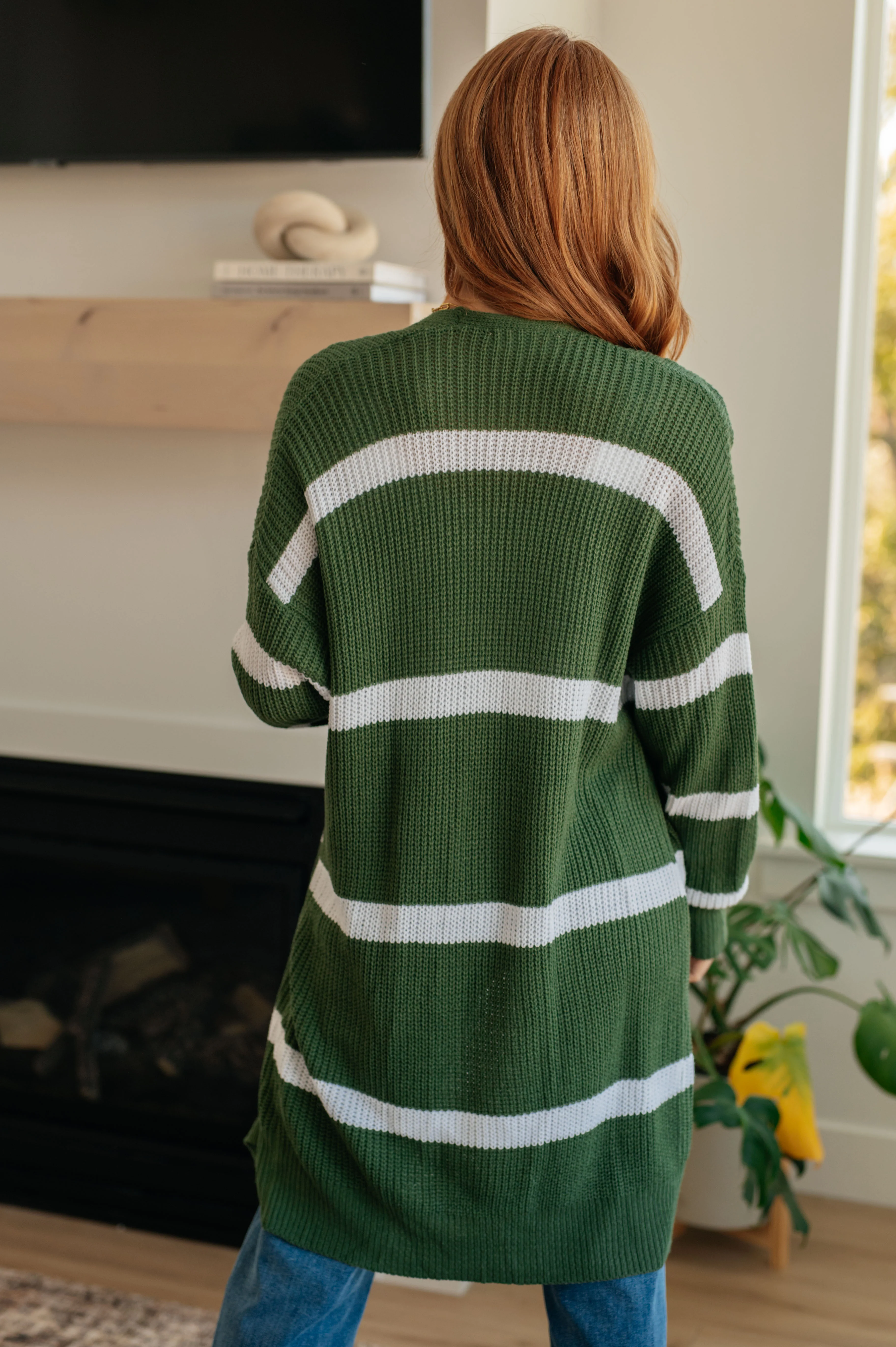 Brighter is Better Striped Cardigan in Green- 11/30/2023 - Image 7