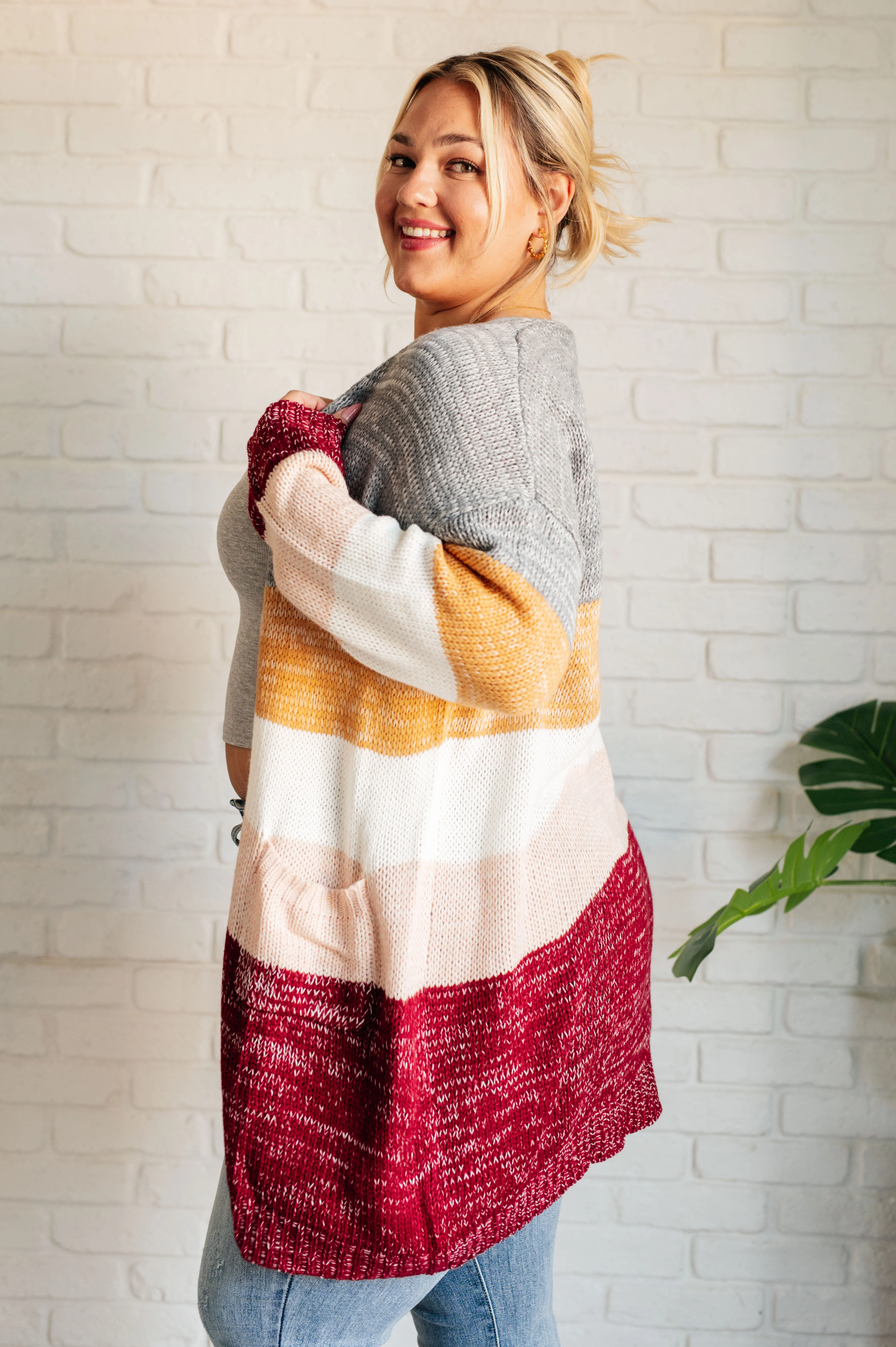 Bring the Warmth Color Block Cardigan - 9/5/2024 - Image 3