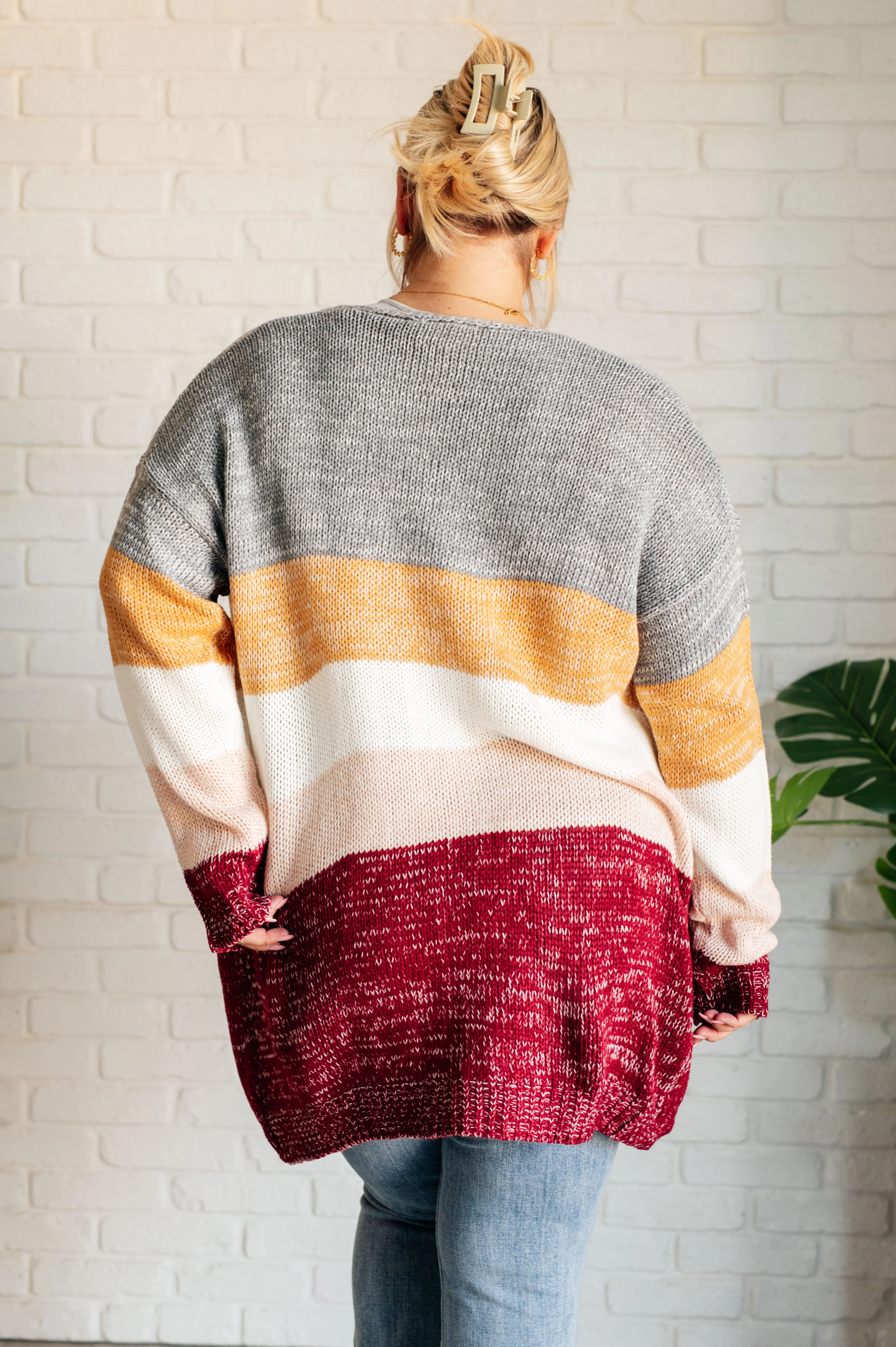 Bring the Warmth Color Block Cardigan - 9/5/2024 - Image 4