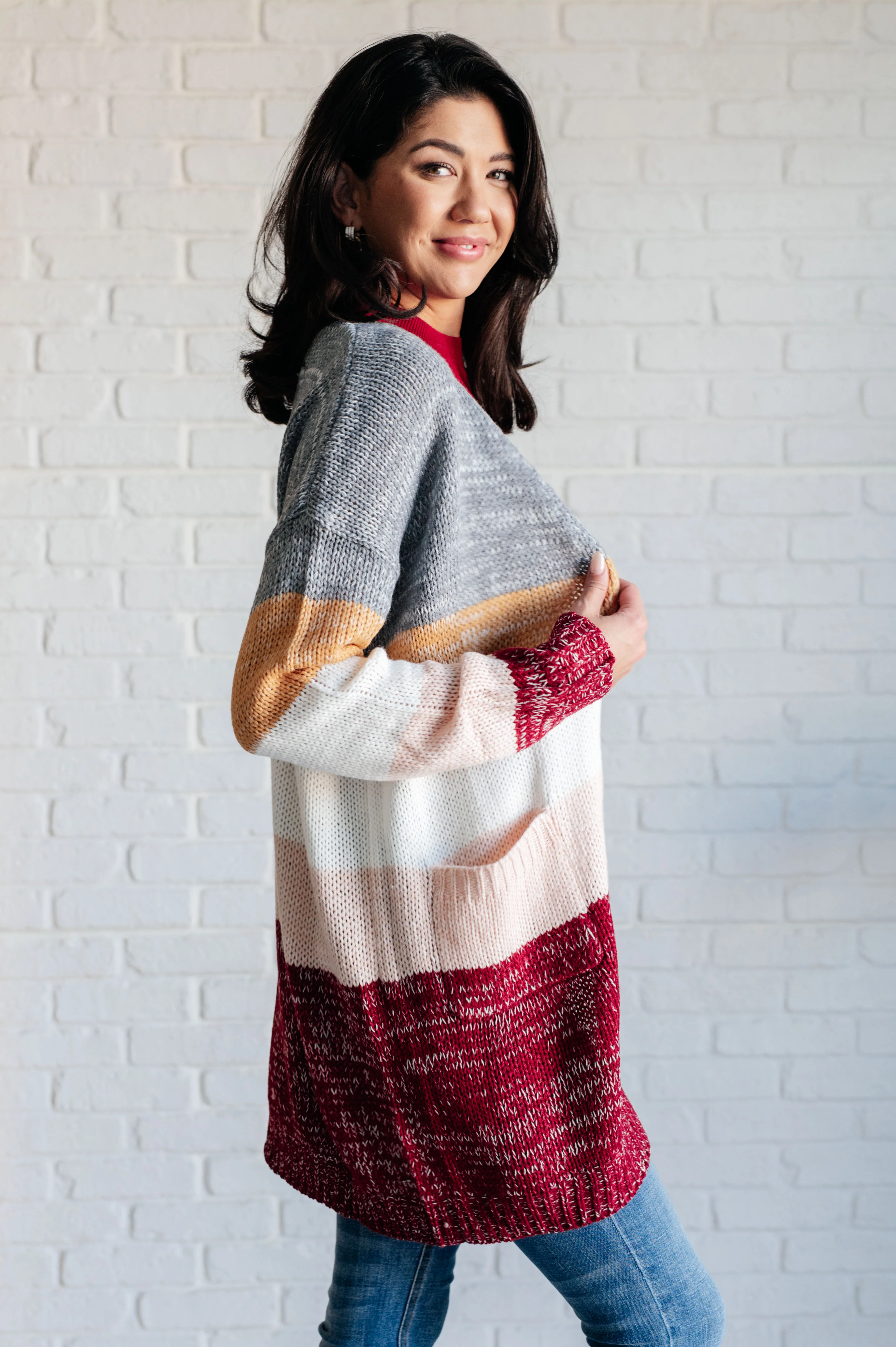 Bring the Warmth Color Block Cardigan - 9/5/2024 - Image 6
