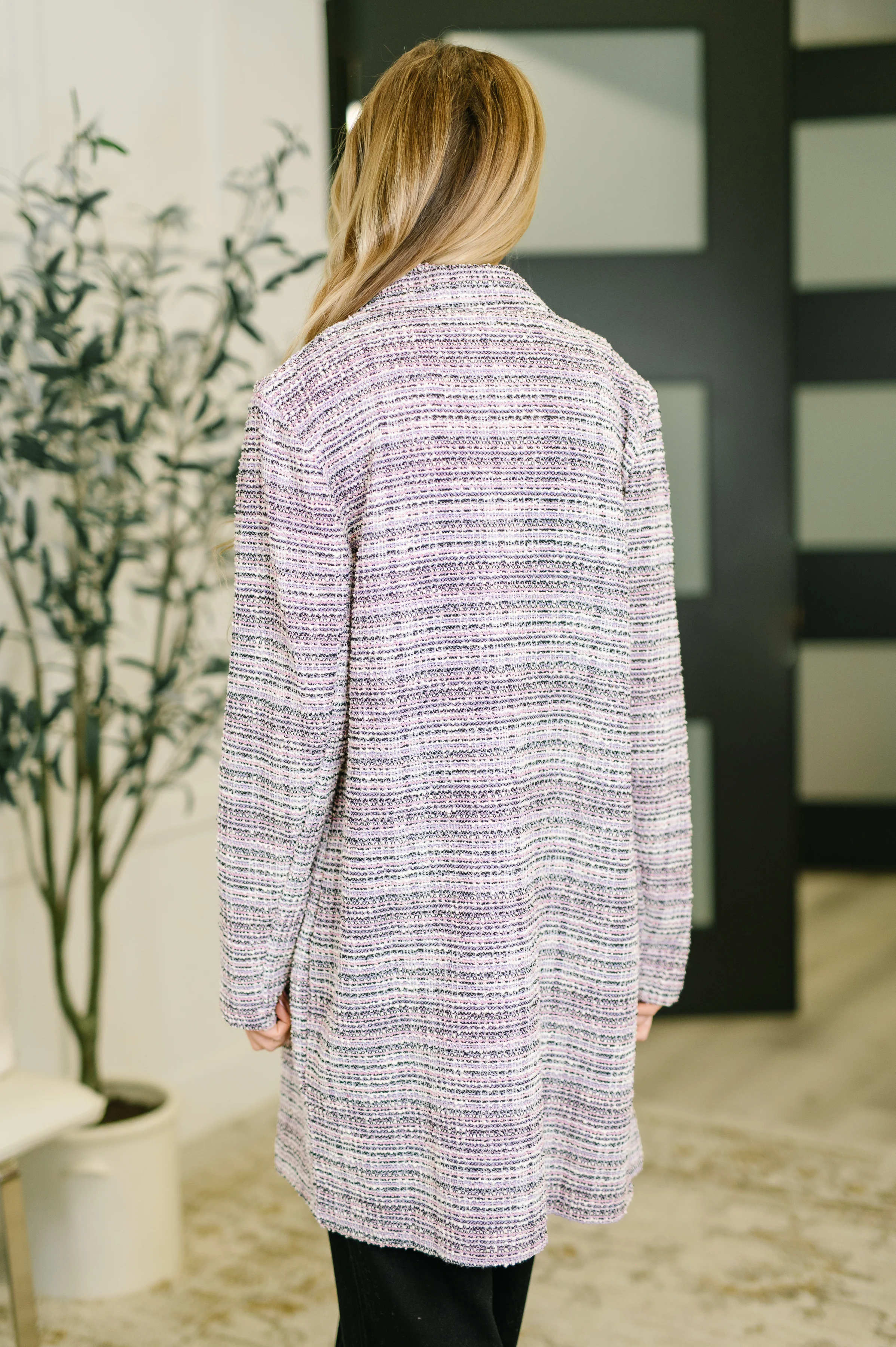 Brixton Tweed Midi Blazer in Lavender Ivory - 1/9/2026 - Image 5