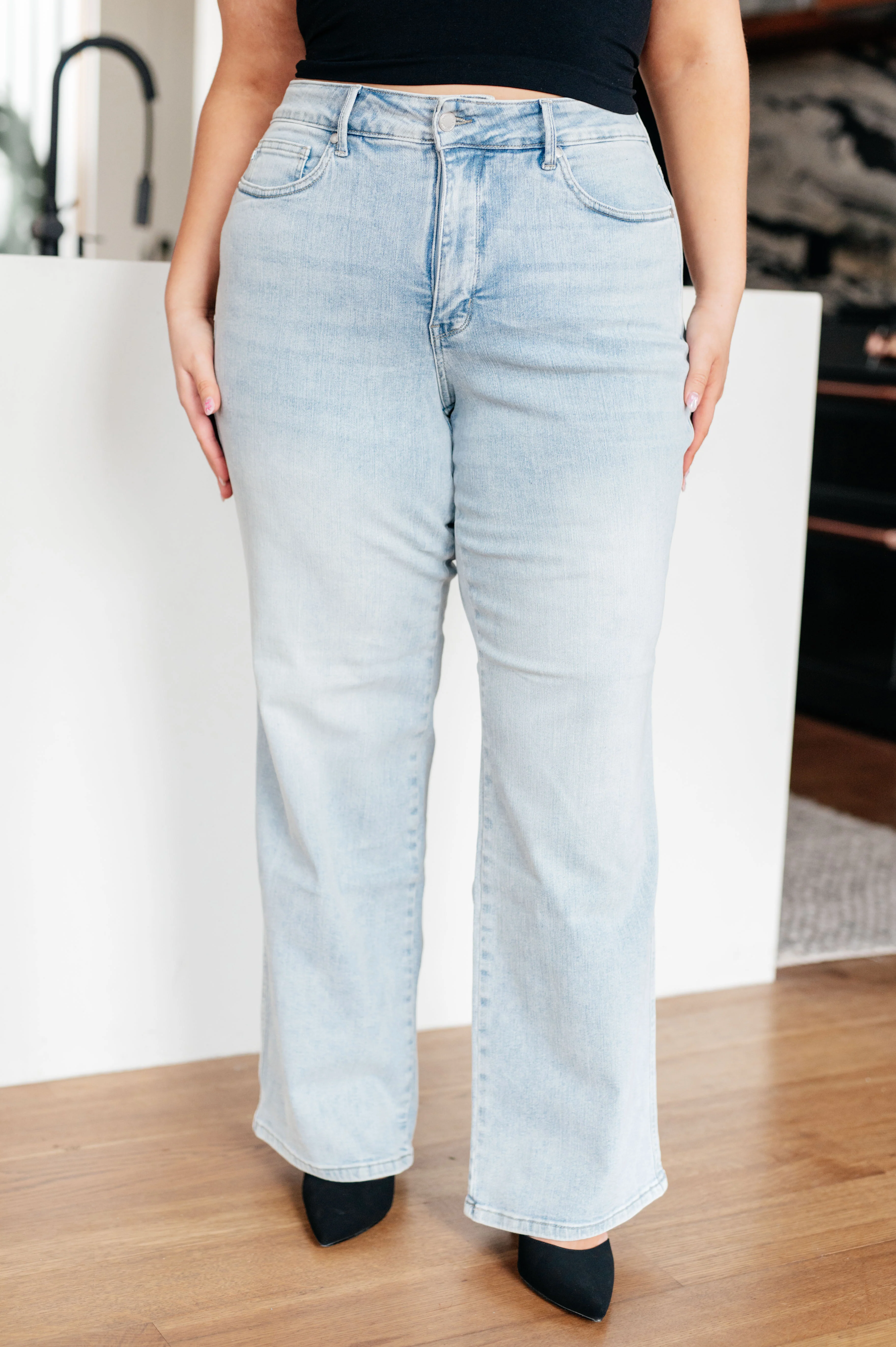 Brooke High Rise Control Top Vintage Wash Straight Jeans - 1/3/2024 - Image 3