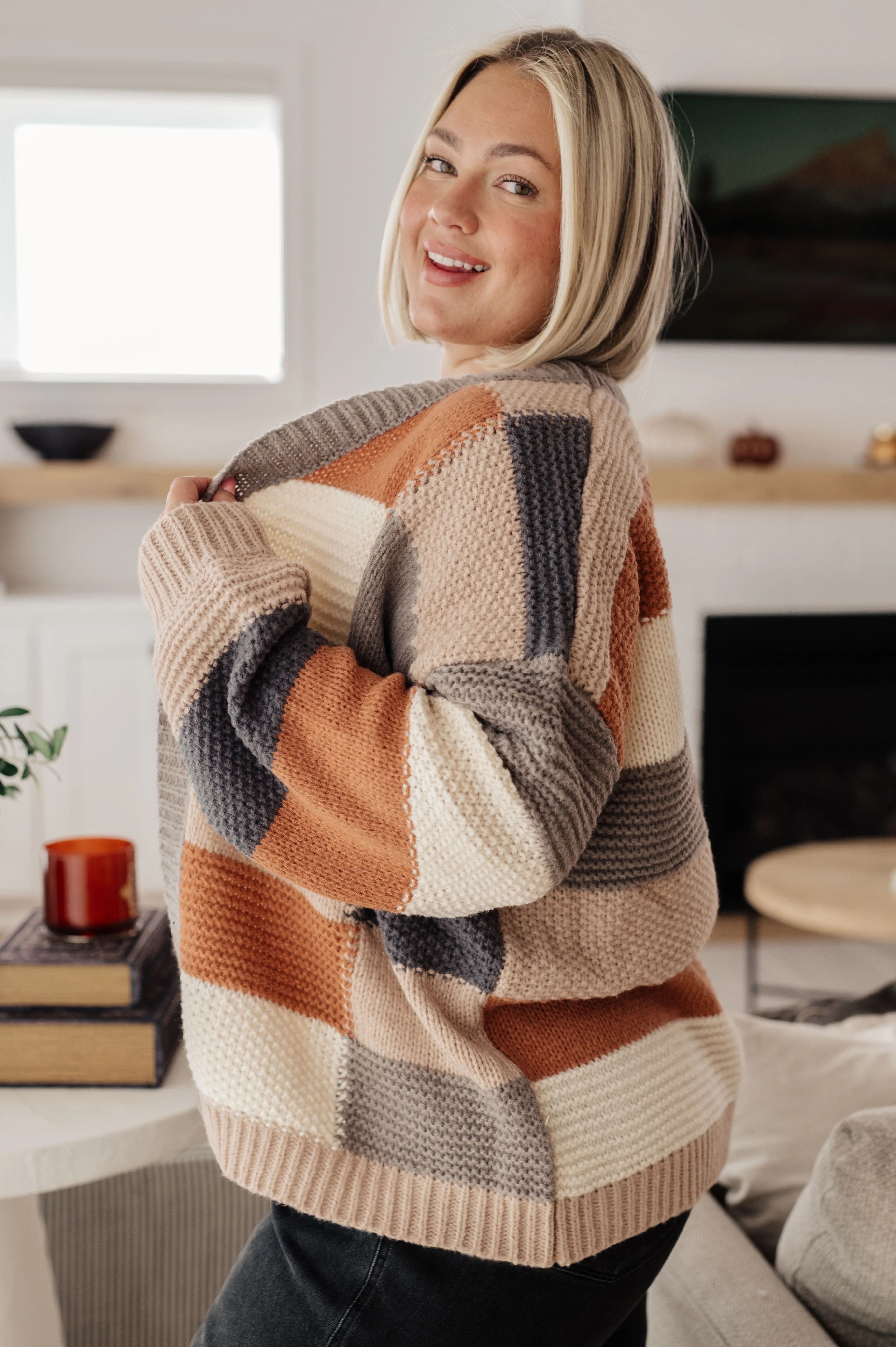 Brown Sugar and Molasses Checkered Cardigan - 11/9/2023 - Image 7