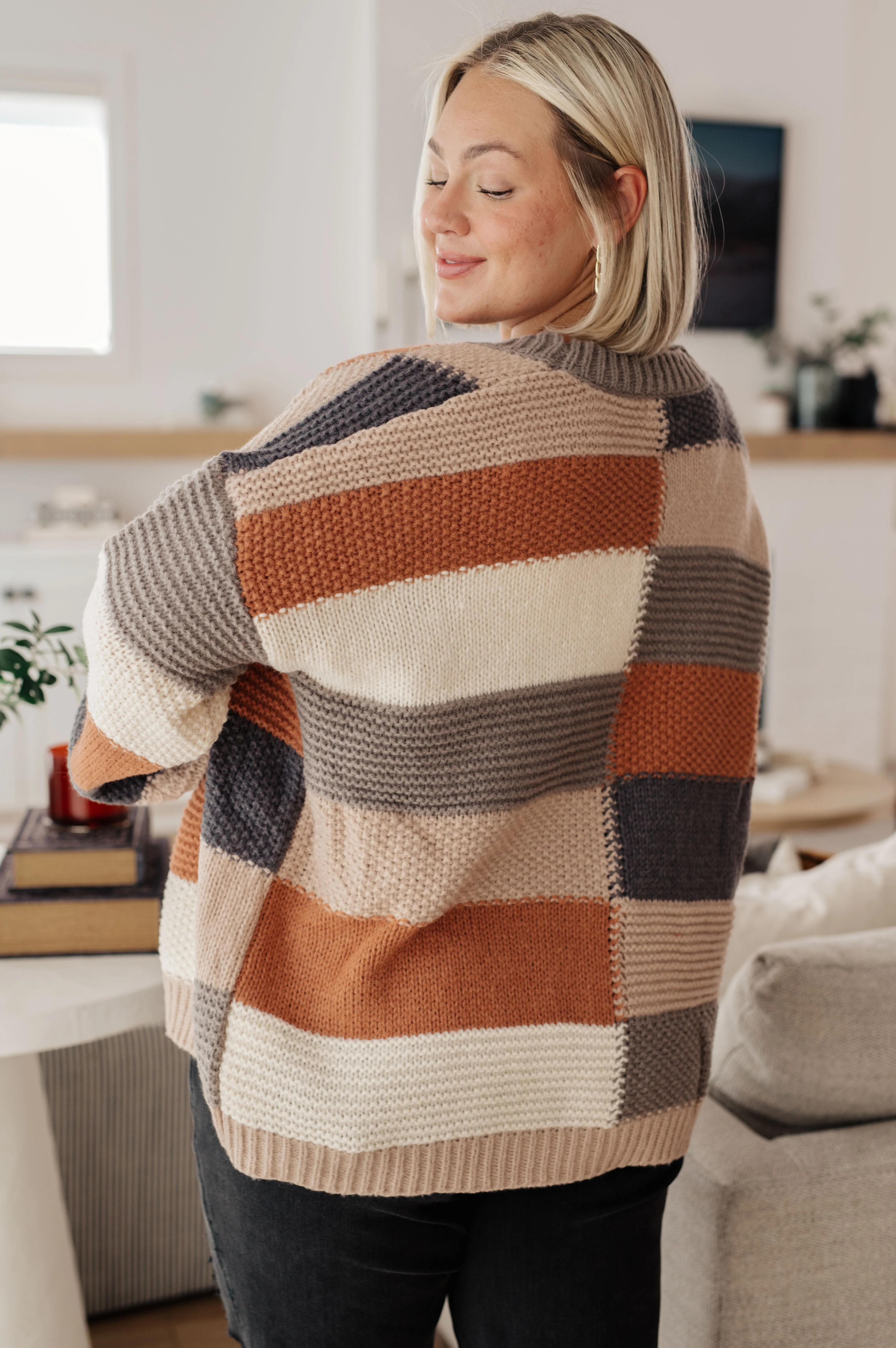 Brown Sugar and Molasses Checkered Cardigan - 11/9/2023 - Image 9