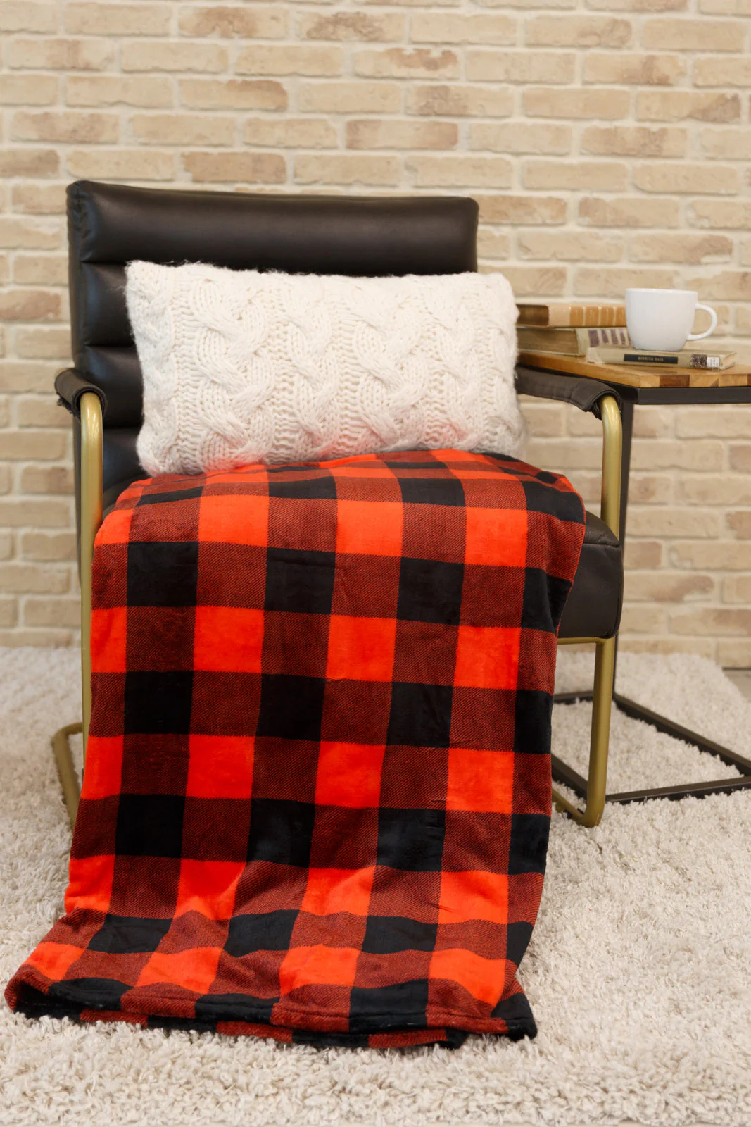 Buffalo Plaid Blanket In Red & Black - 11/23/2022 - Image 2