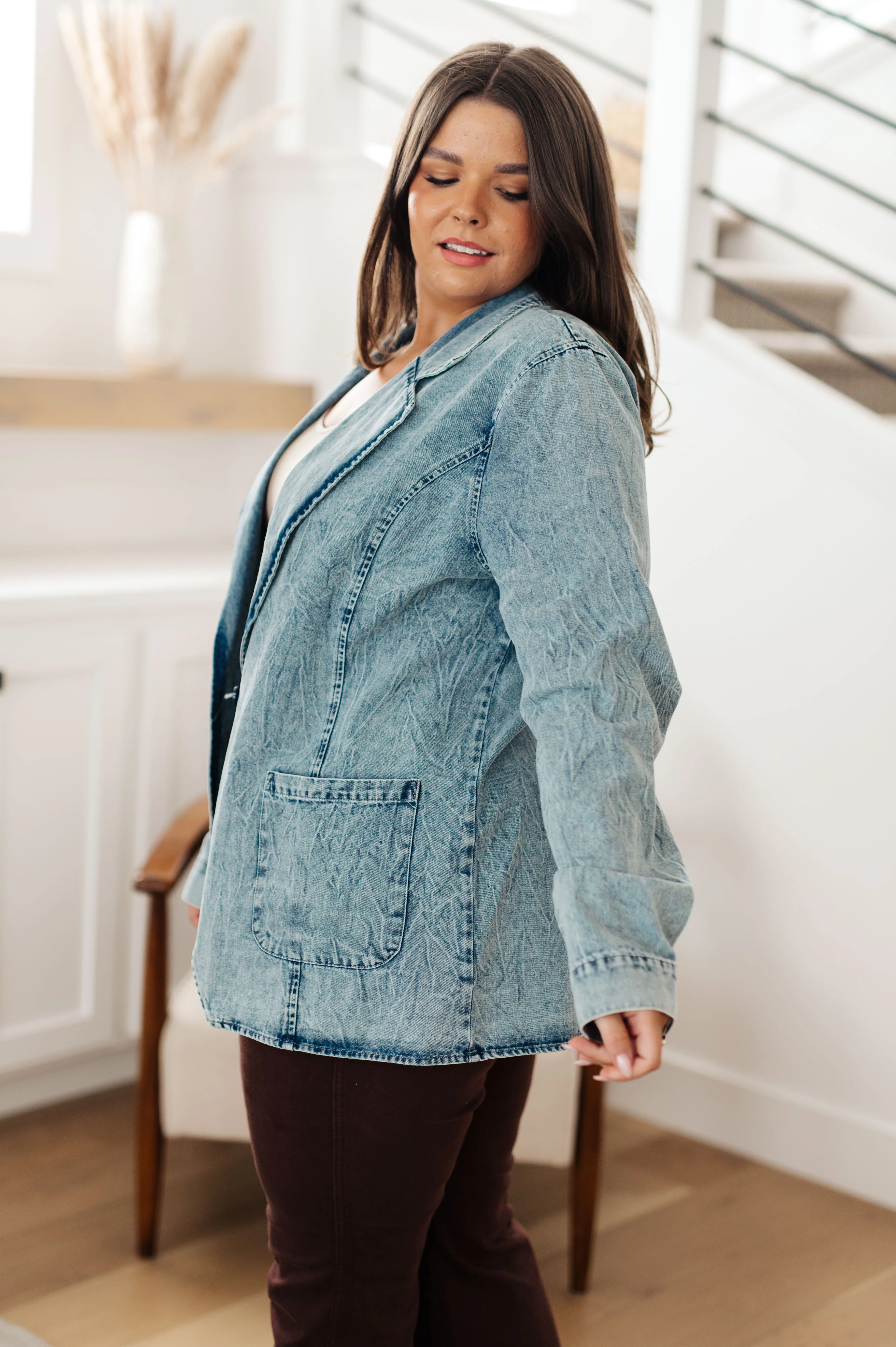 Business Brunch Denim Blazer - 10/19/2023 - Image 10