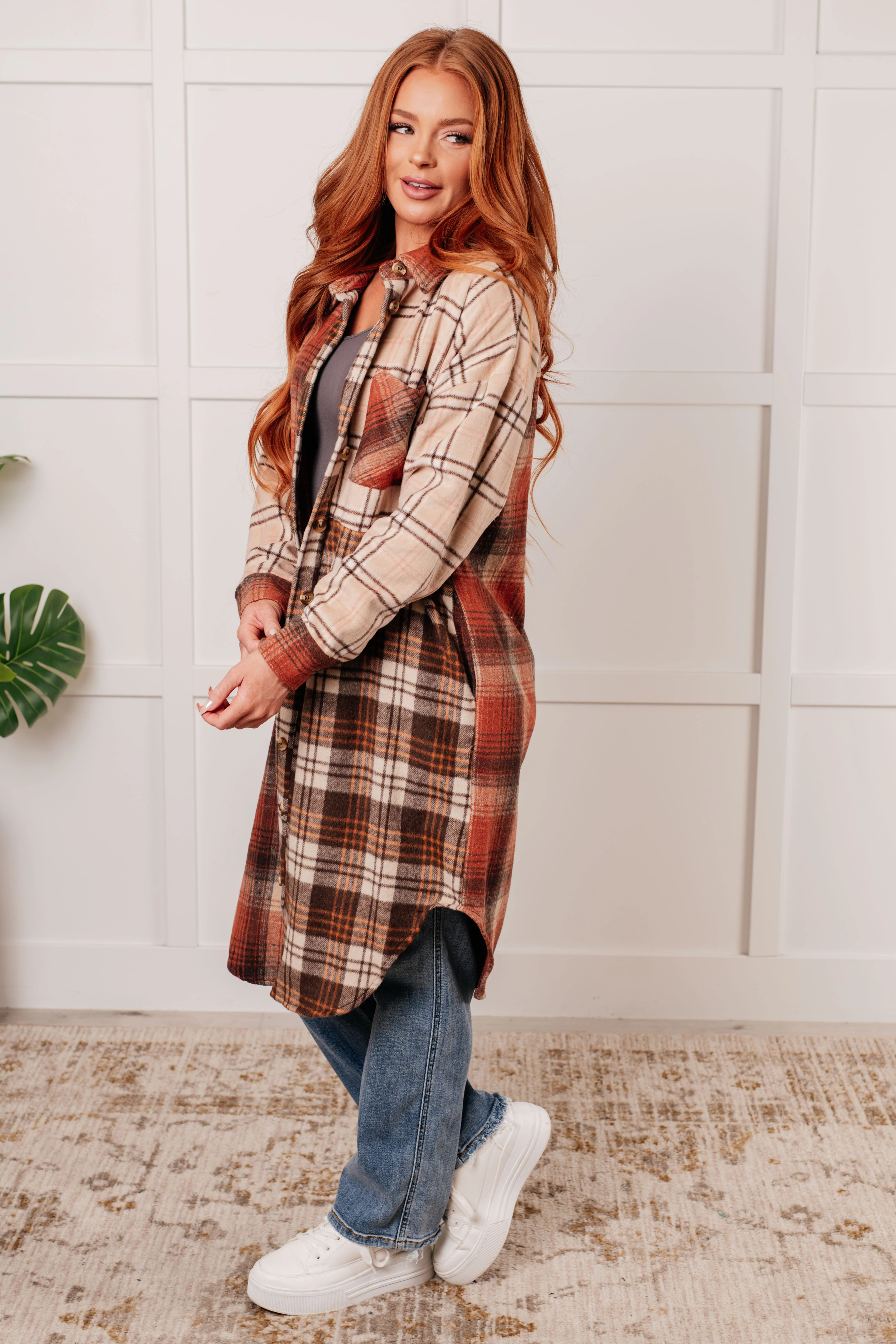 Cabin Fever Flannel Plaid Oversized Shacket - 9/25/2025 - Image 4