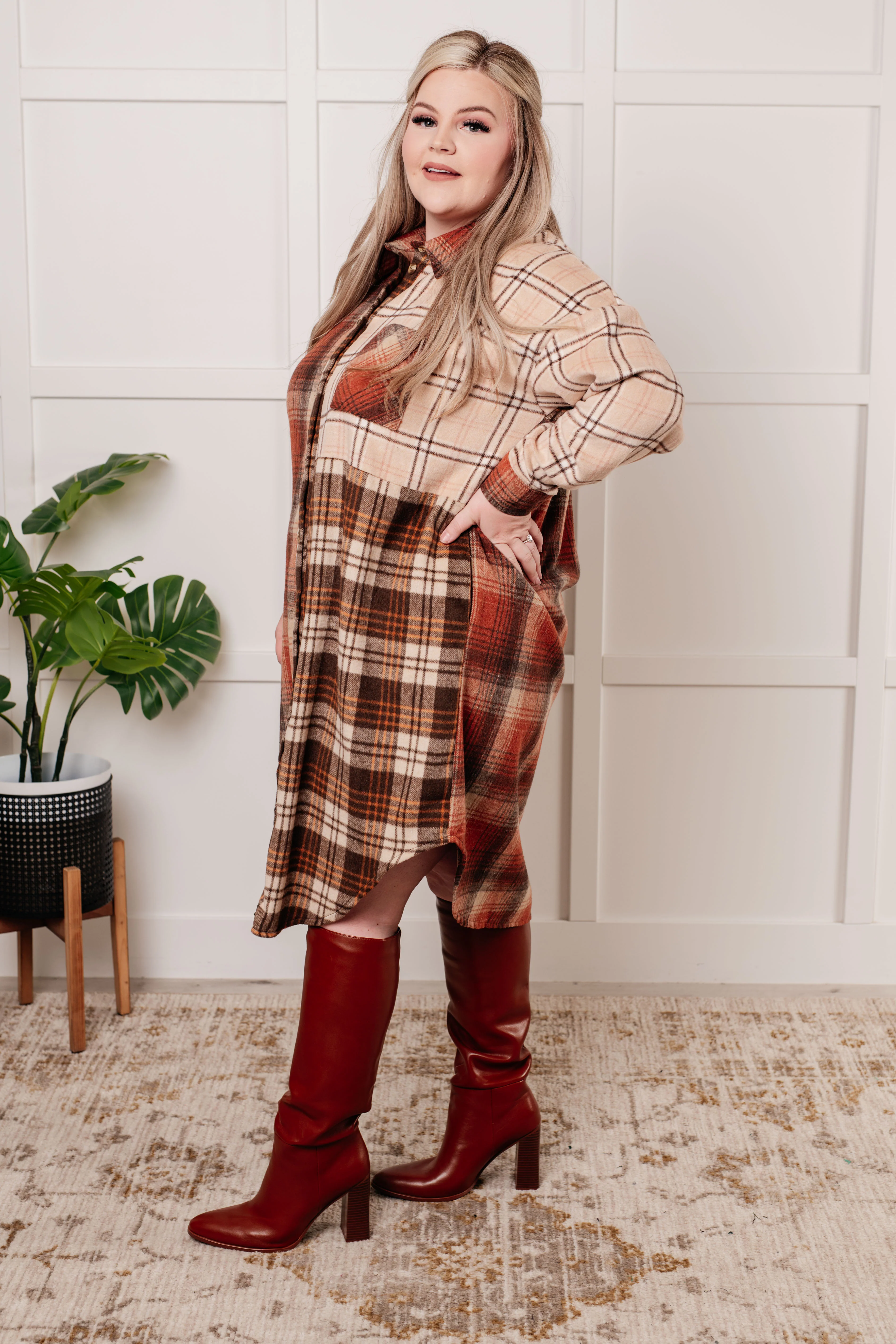 Cabin Fever Flannel Plaid Oversized Shacket - 9/25/2025 - Image 5
