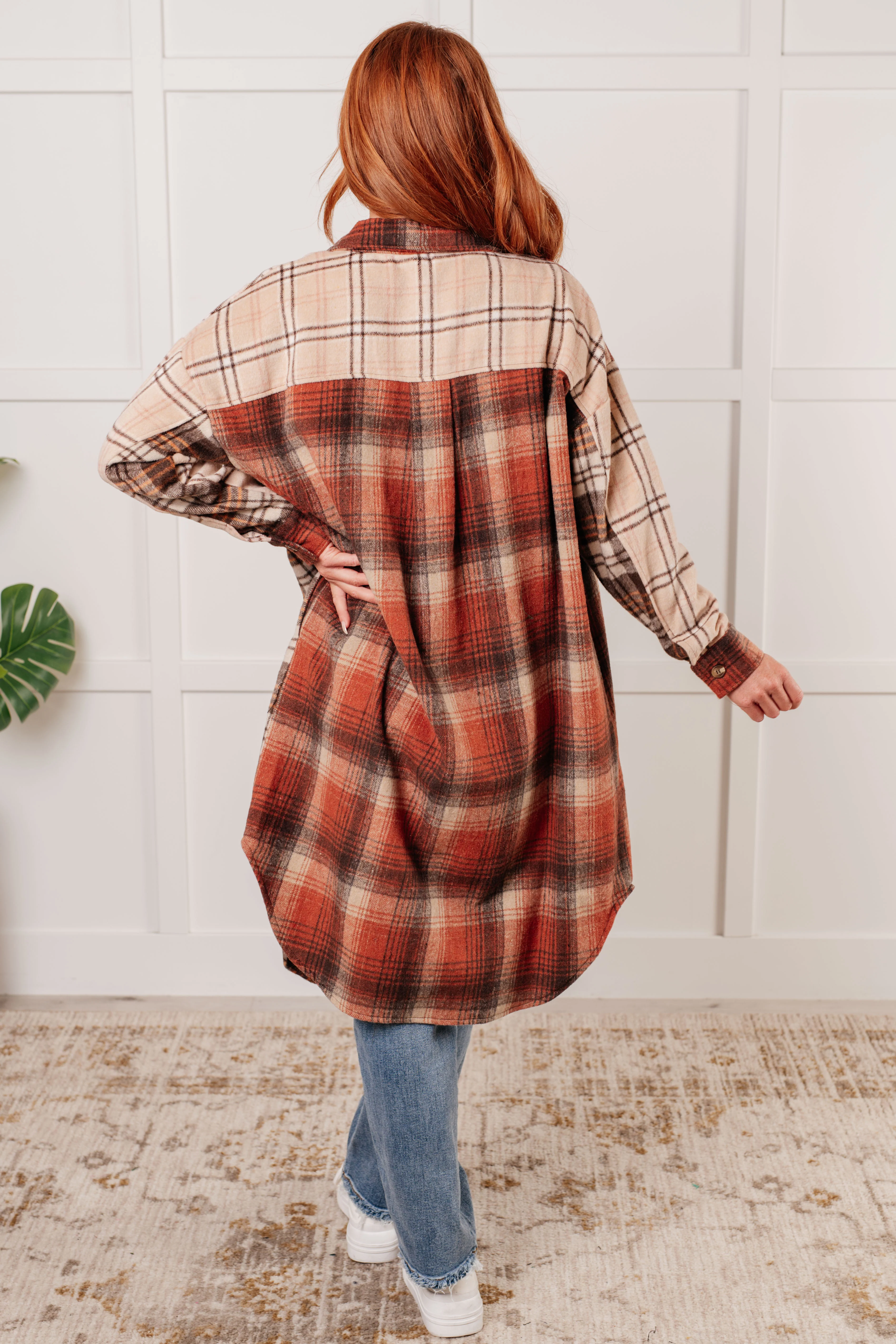 Cabin Fever Flannel Plaid Oversized Shacket - 9/25/2025 - Image 6