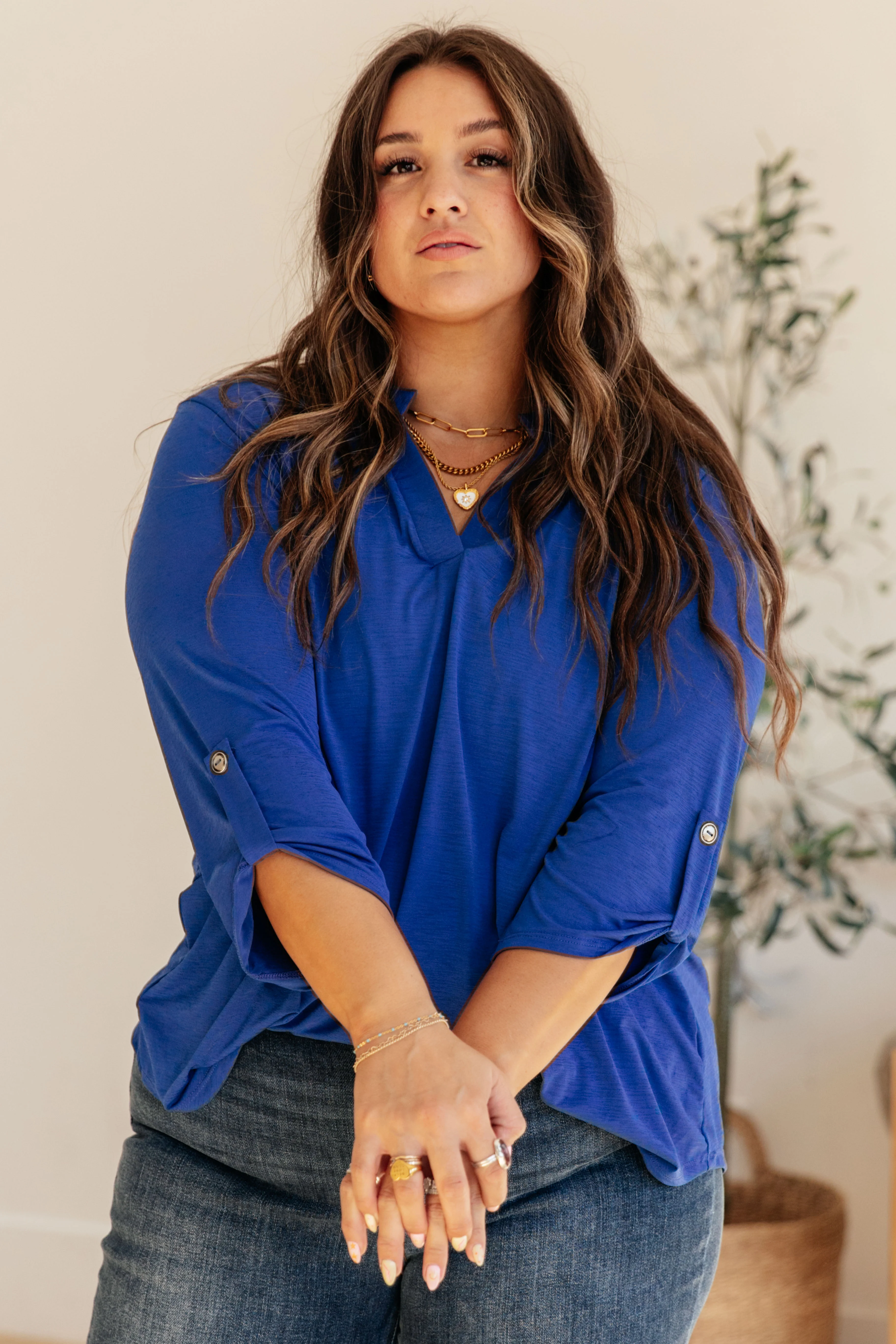 Cali Blouse in Royal Blue - 3/15/2024 - Image 14