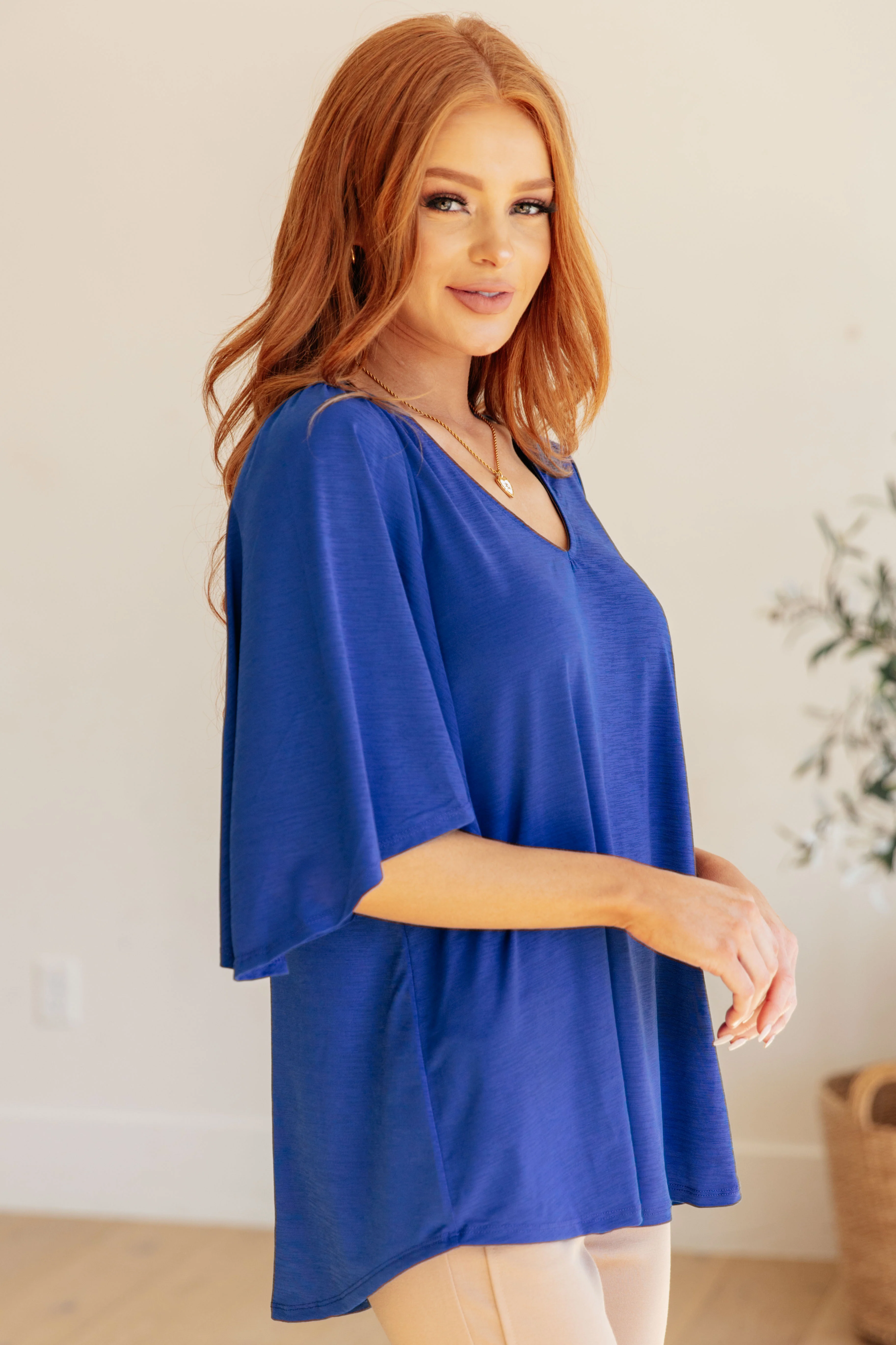 Cali Blouse in Royal Blue - 3/15/2024 - Image 5