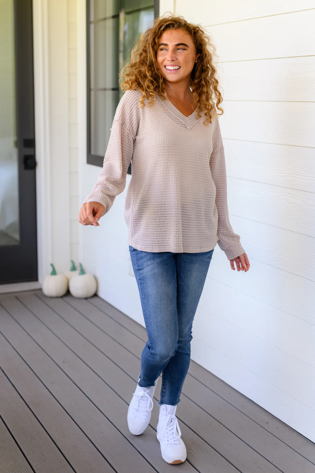 Calm In The Chaos V-Neck Sweater - 9/21/2023 - Image 6