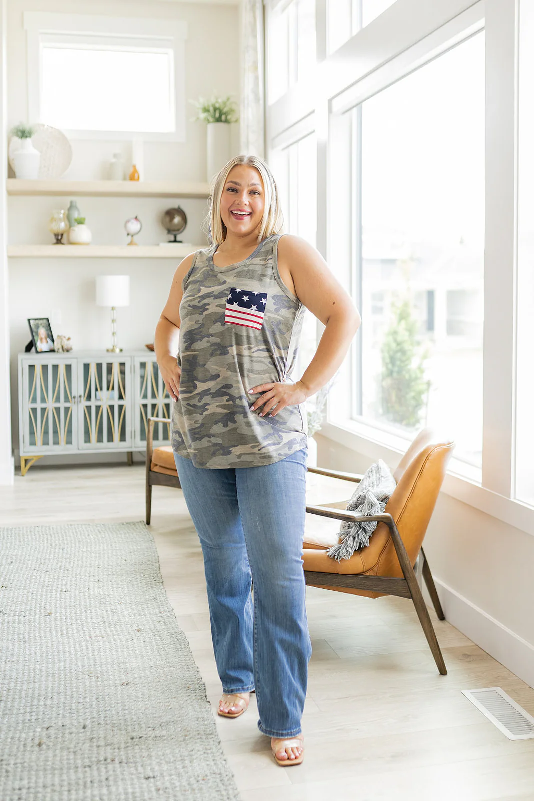 Camouflage Flag Pocket Tank - 6/22/2023