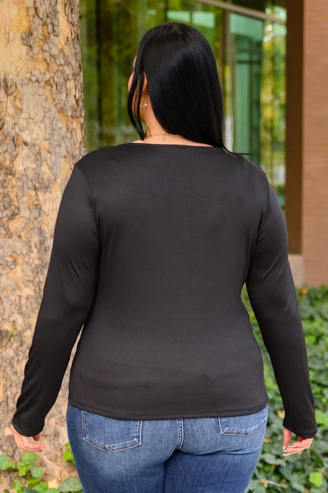 Can You Believe It Basic Long Sleeve Top In Black - 10/20/2022 - Image 10