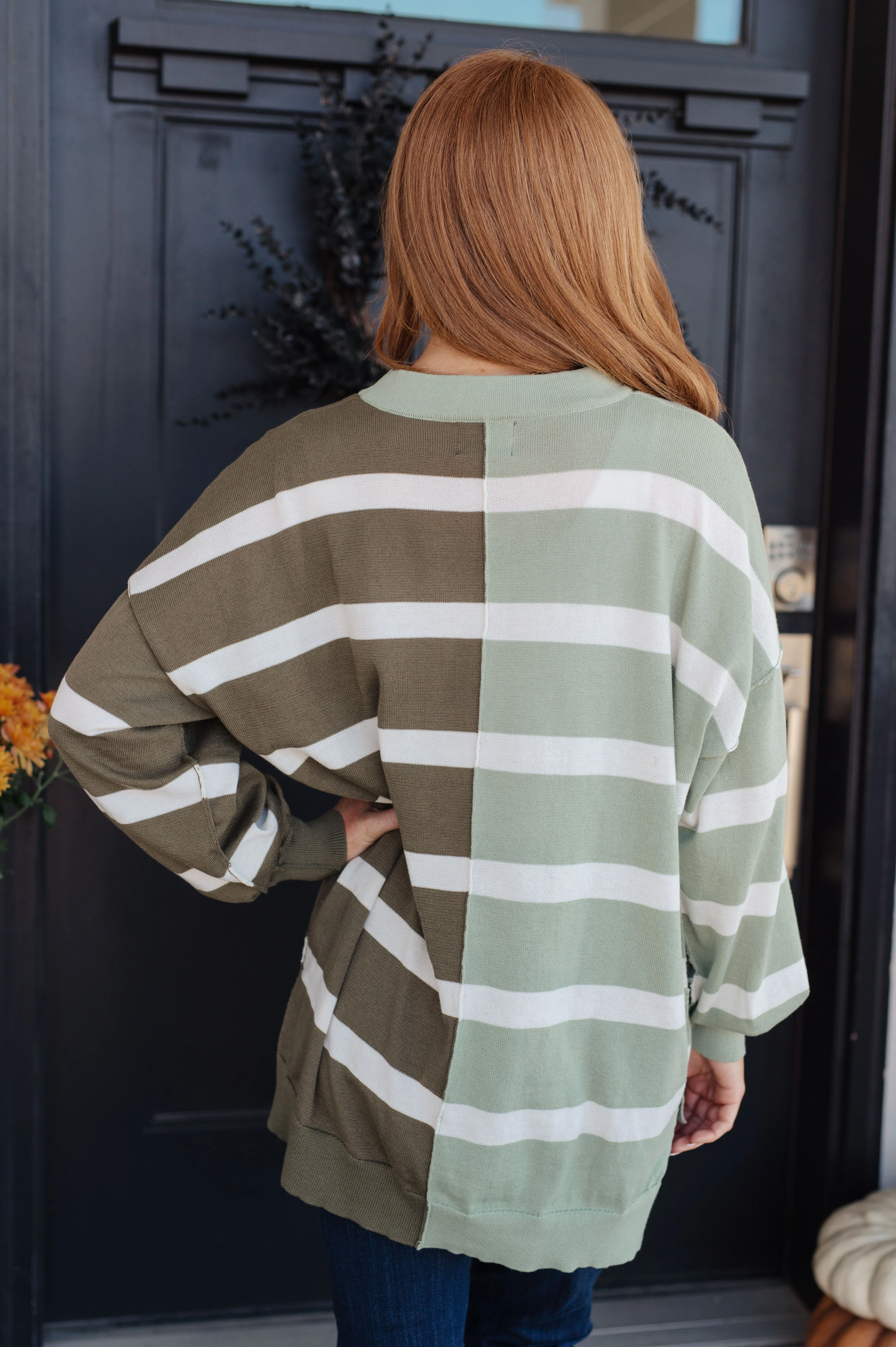 Can't Decide Color Block Striped Sweater - 11/7/2023 - Image 7