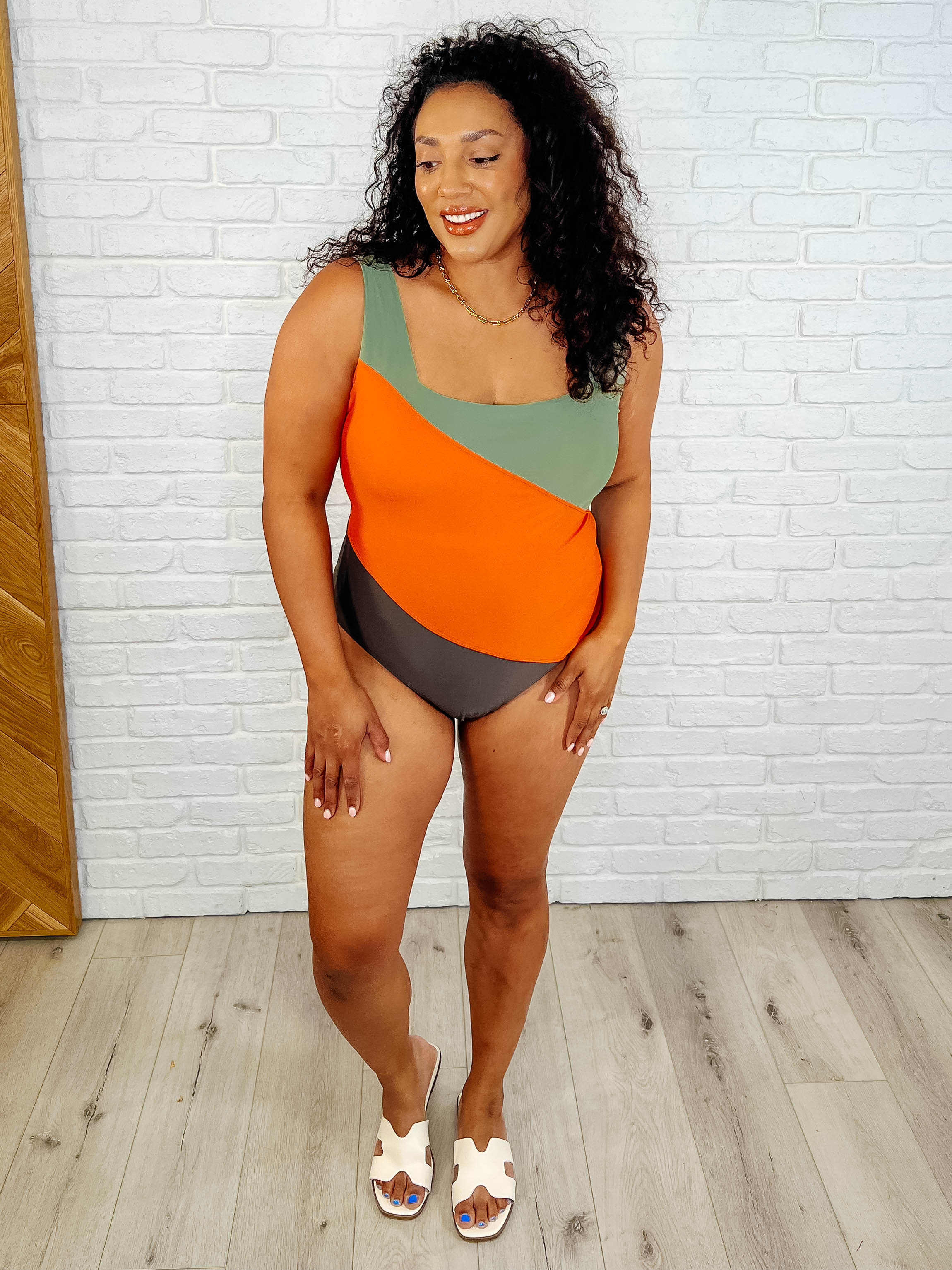 Cape Town Asymmetrical Stripe Swimsuit - 3/23/2026 - Image 3
