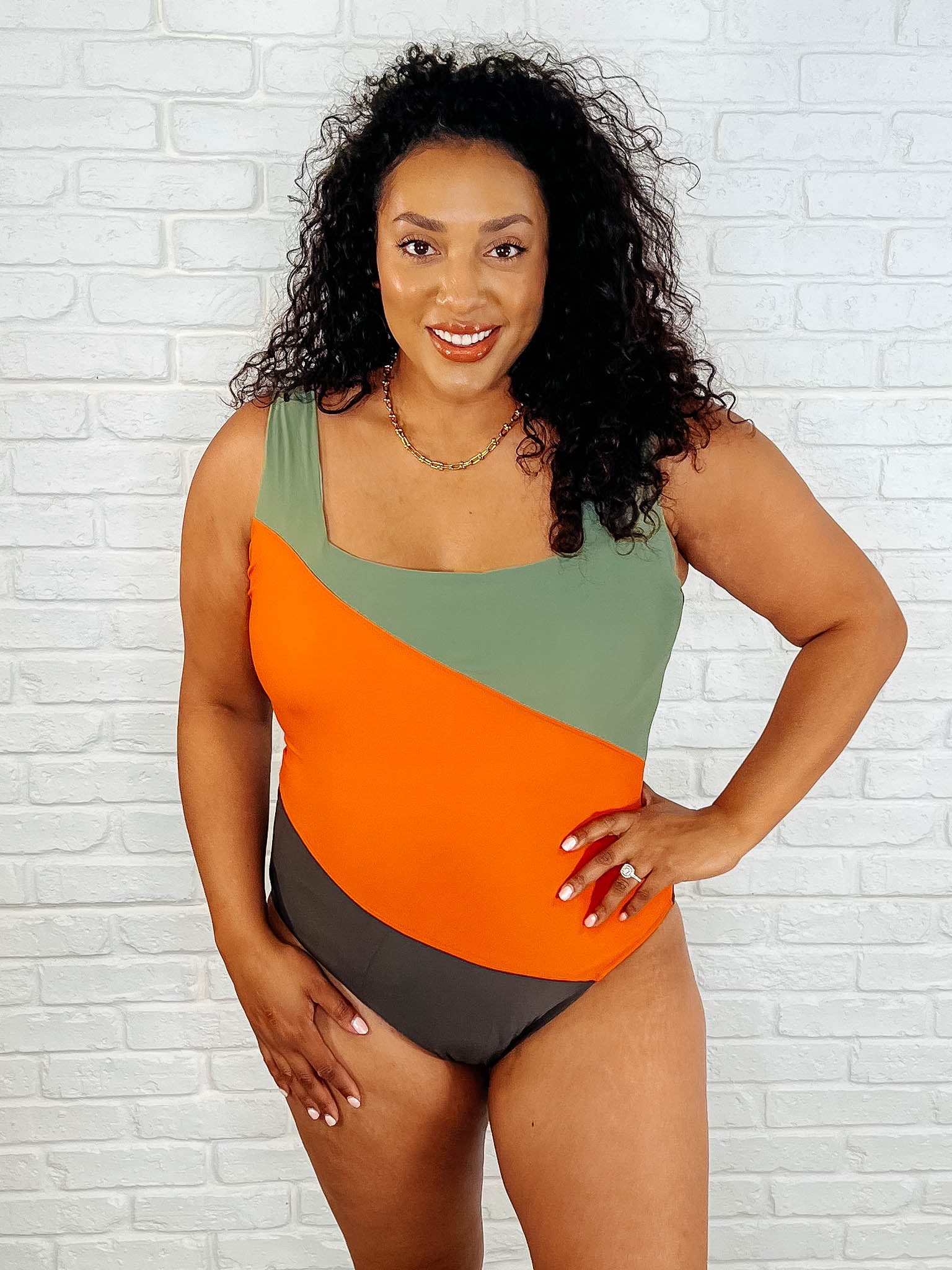 Cape Town Asymmetrical Stripe Swimsuit - 3/23/2026 - Image 4