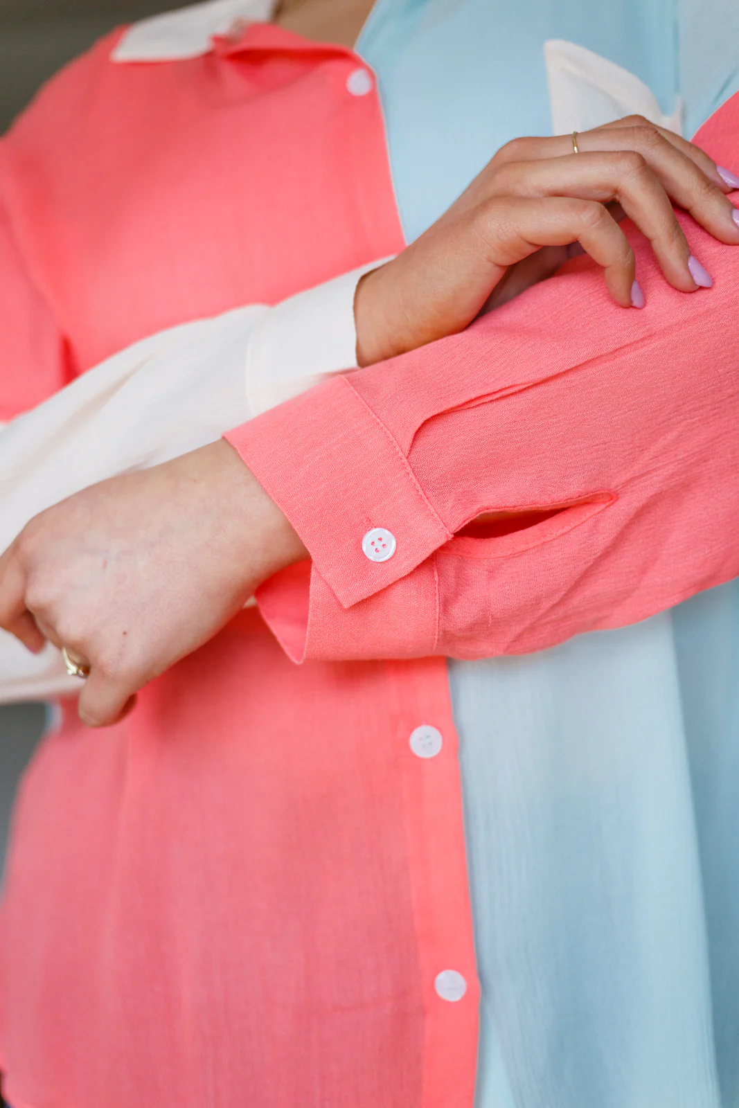 Capture The Day Two Toned Button Up - 2/9/2023 - Image 14