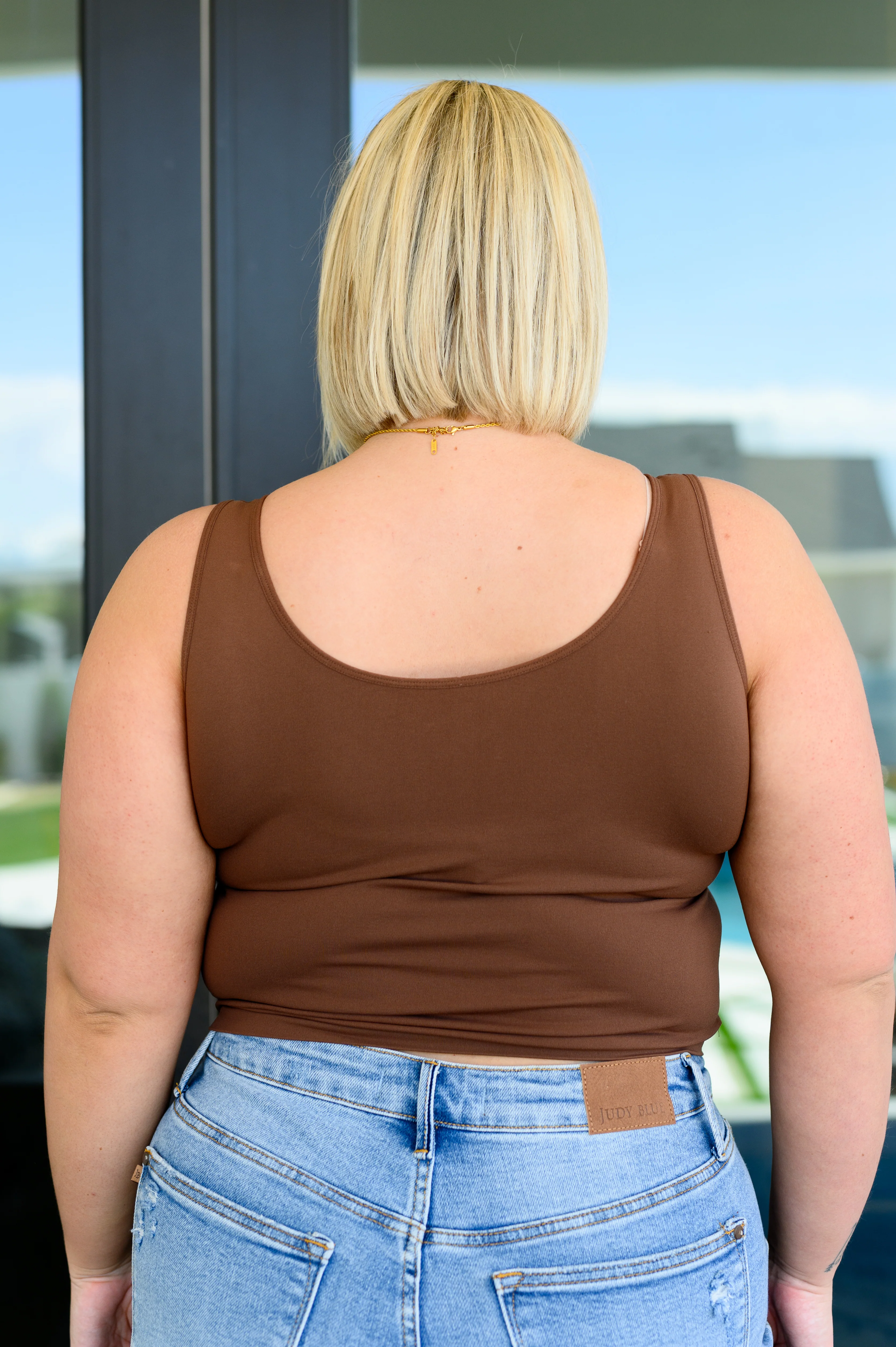 Carefree Seamless Reversible Tank in Brown - 8/23/2023 - Image 4