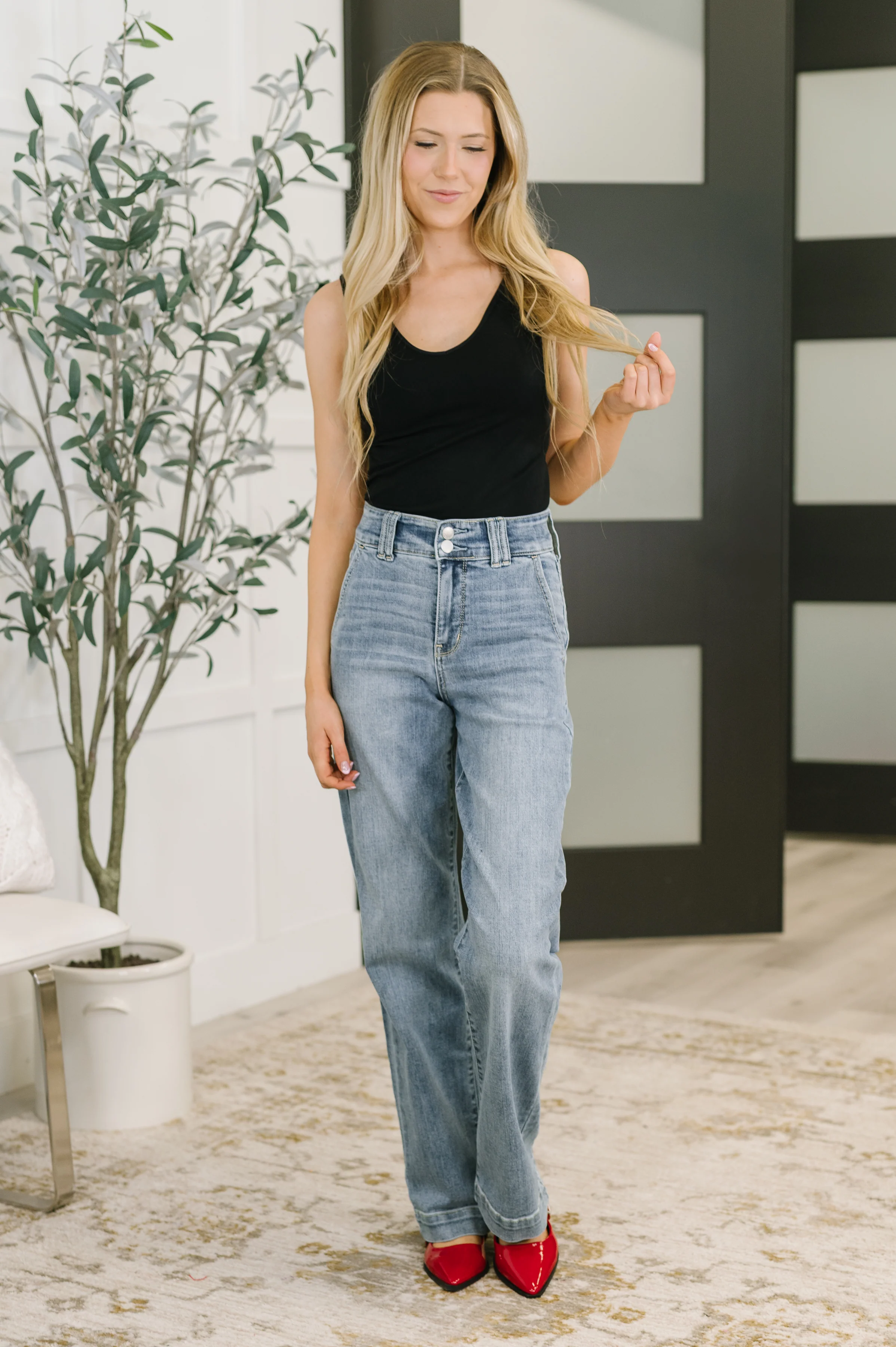 Carrie High Waist Trouser Wide Leg - 11/5/2025 - Image 3