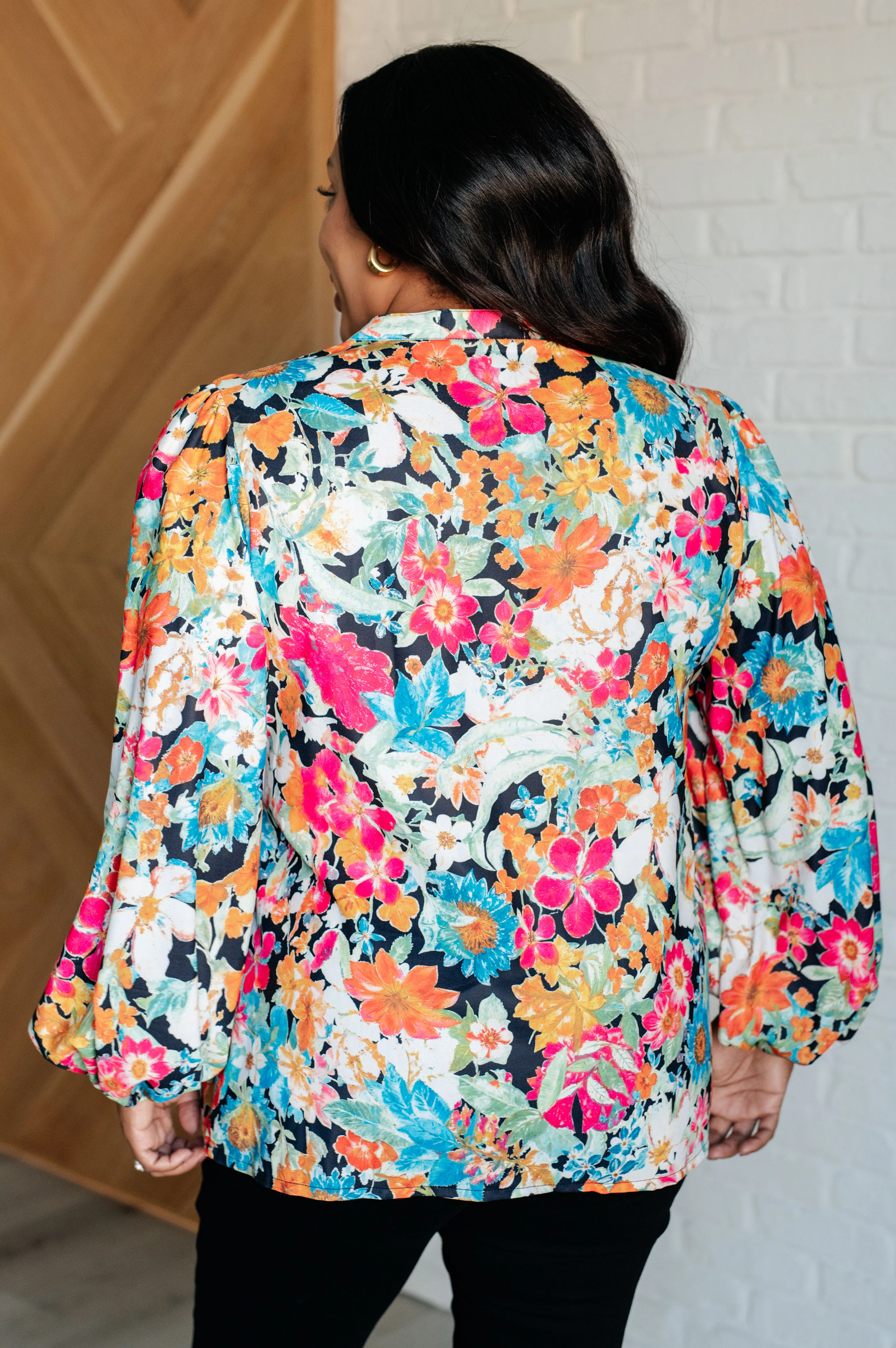Carry Me Away Floral Peplum Blouse - 9/15/2025 - Image 8