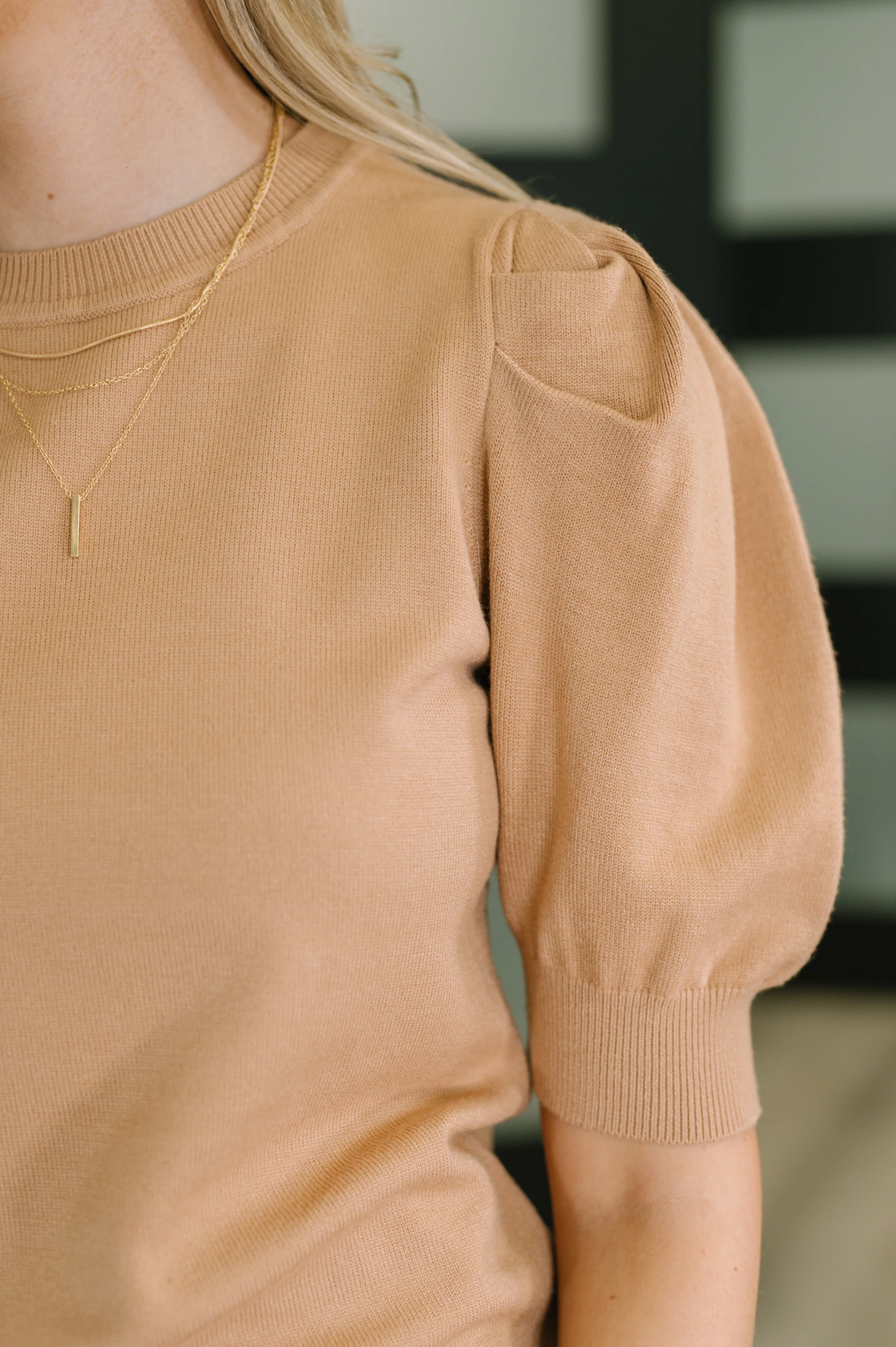 Casually Classy Puff Sleeve Blouse in Brush - 10/3/2025 - Image 2