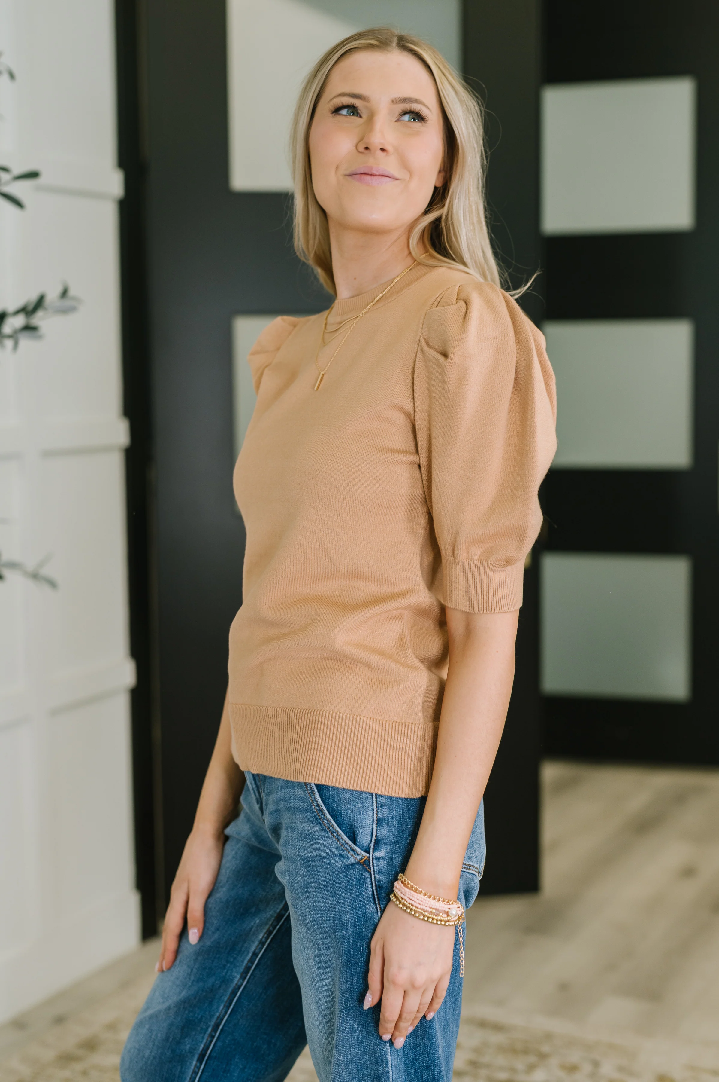 Casually Classy Puff Sleeve Blouse in Brush - 10/3/2025 - Image 4