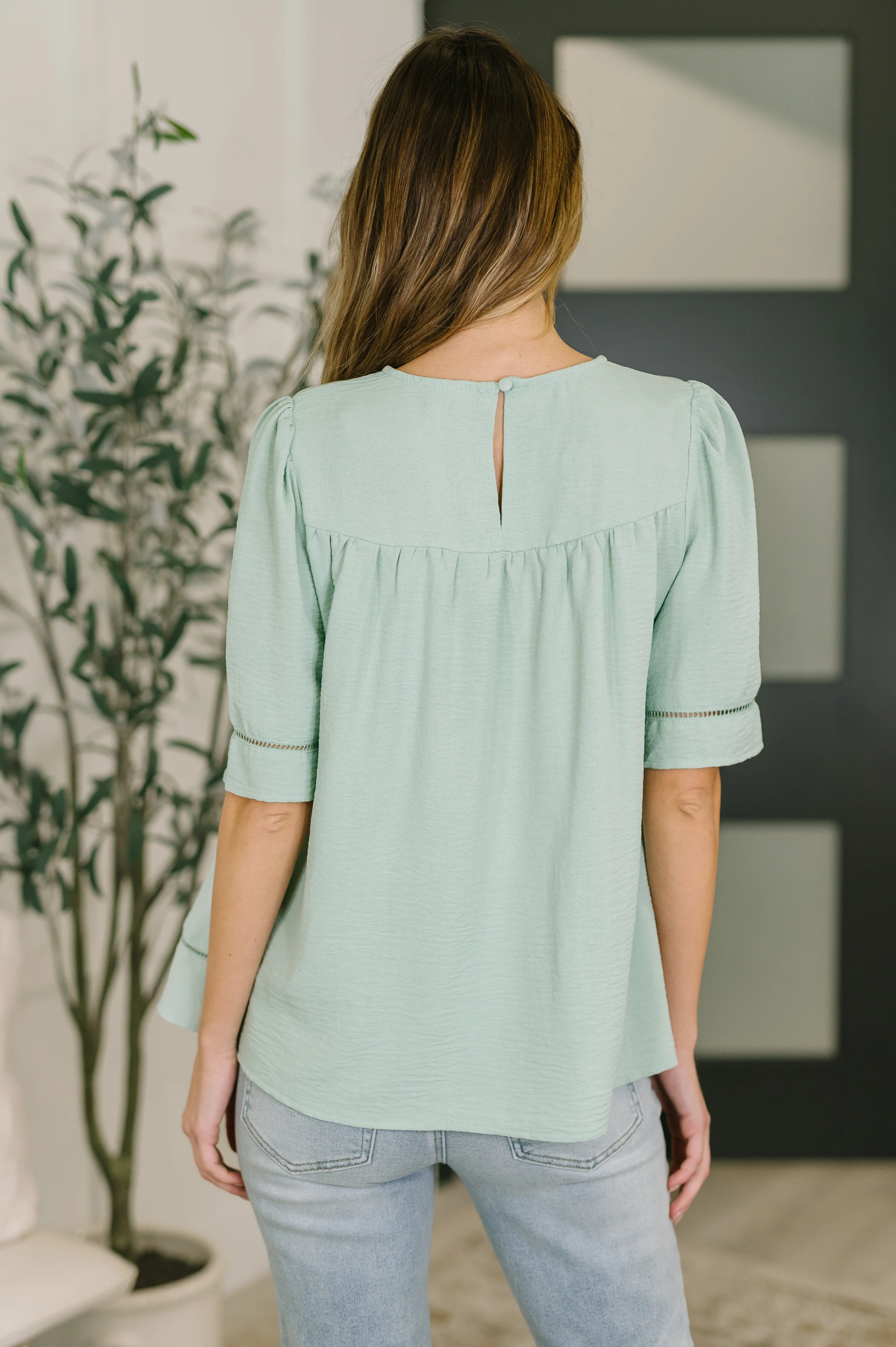 Caught You Looking Crinkle Woven Blouse - 2/20/2026 NEW - Image 6