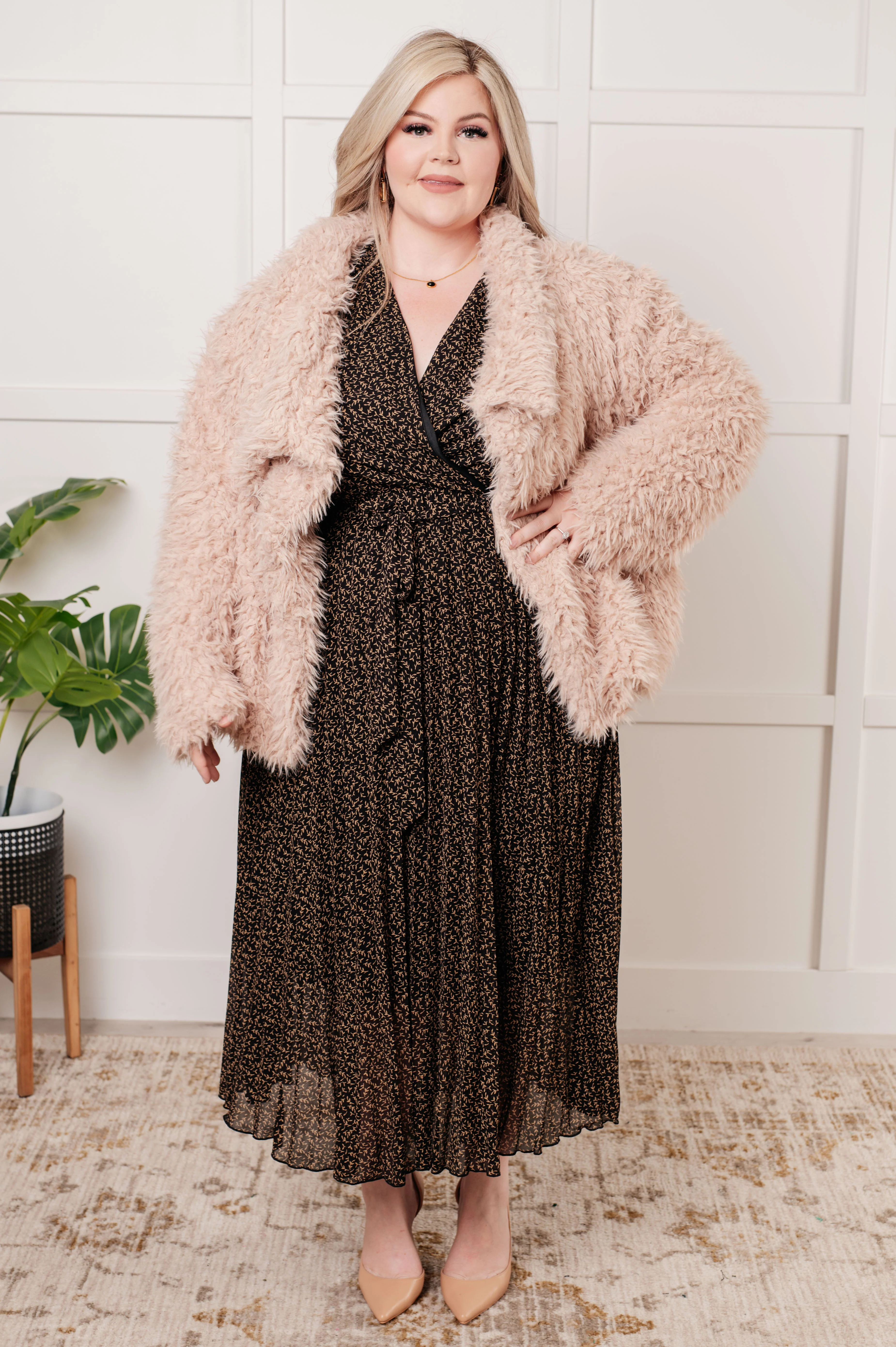Cause a Scene Surplice Neck Dress - 11/5/2024 - Image 3