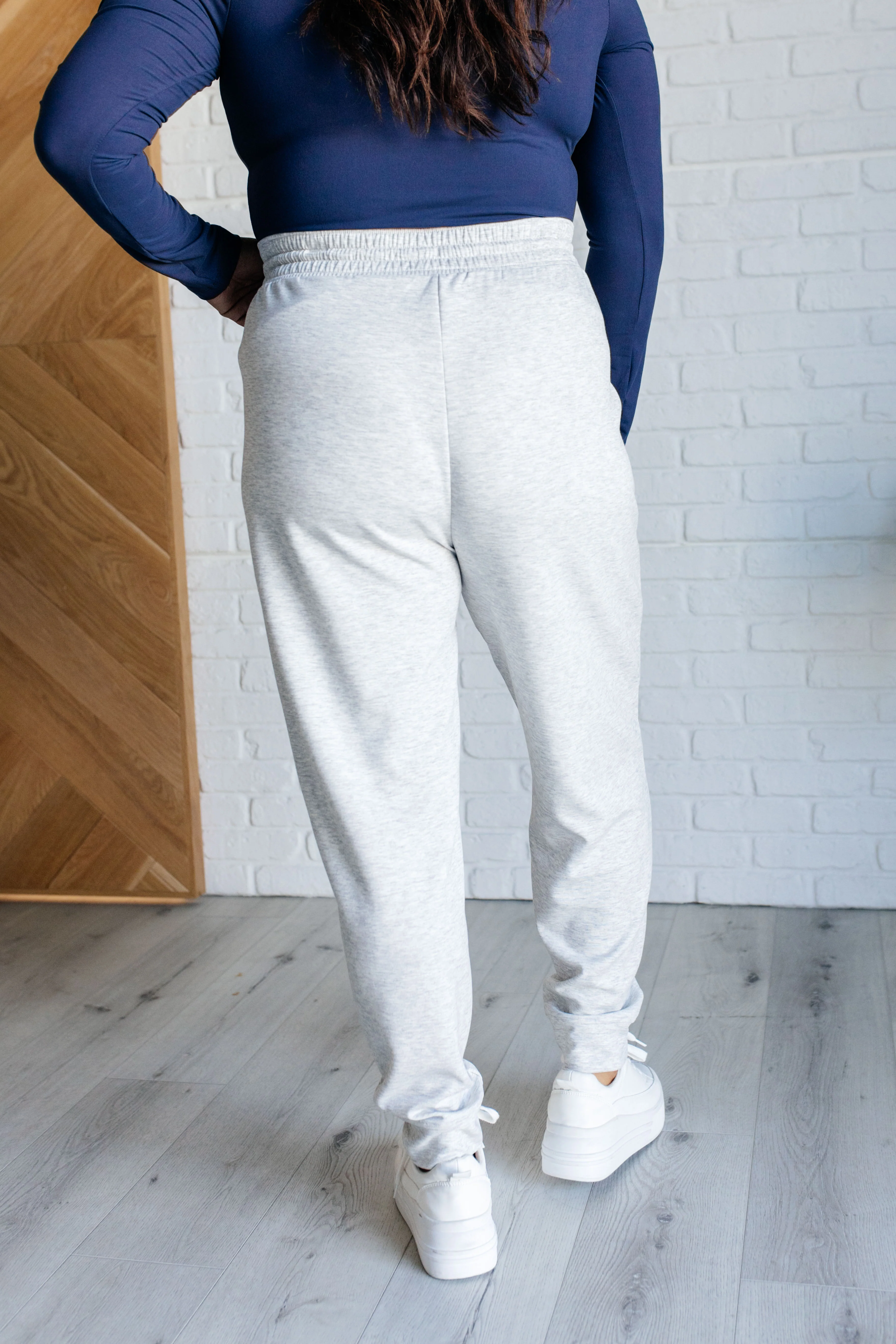 Center Seam Scuba Joggers in Heather Grey - 10/16/2024 - Image 7