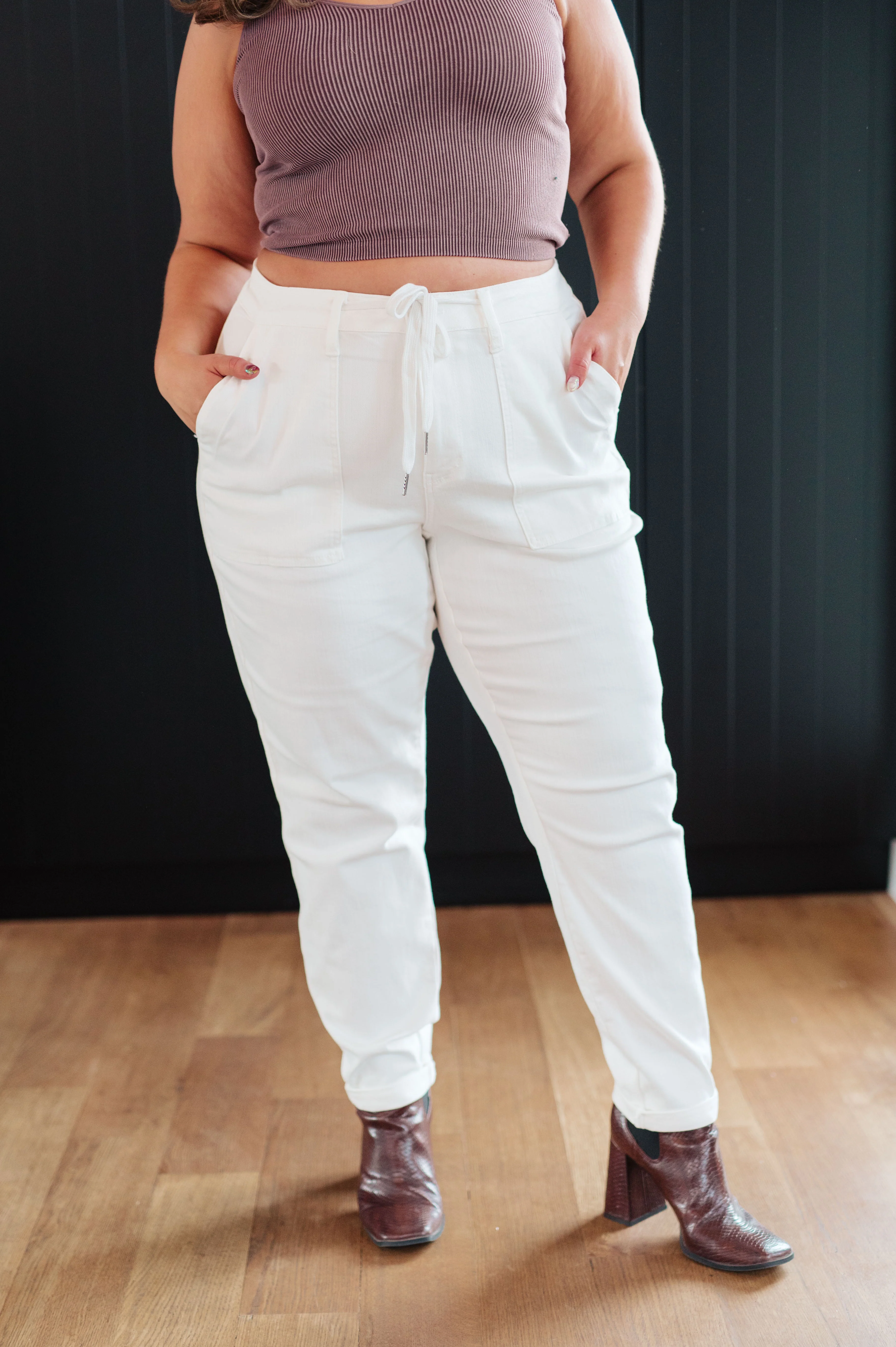 Charlene High Rise Jogger in Ecru - 12/6/2023 - Image 12