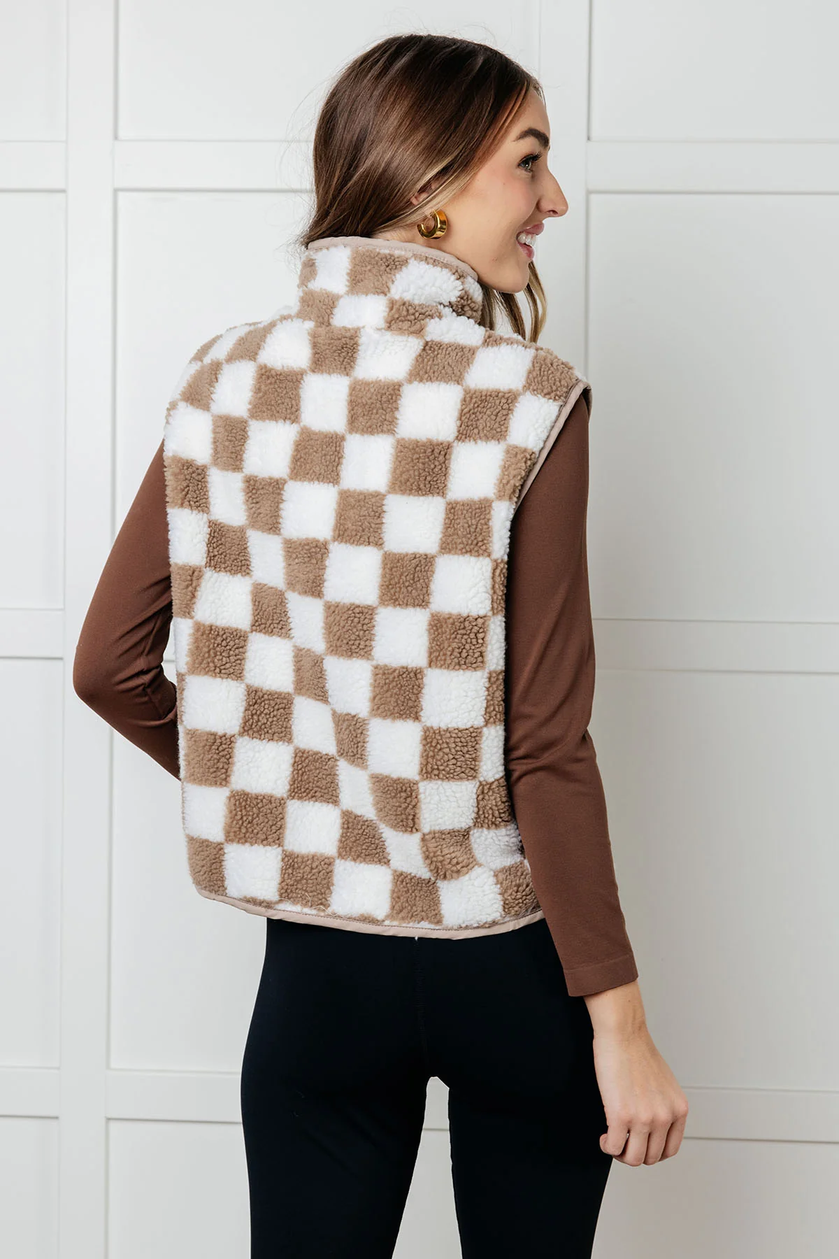 Check it Out Checkered Fleece Vest - 12/31/2024 - Image 8