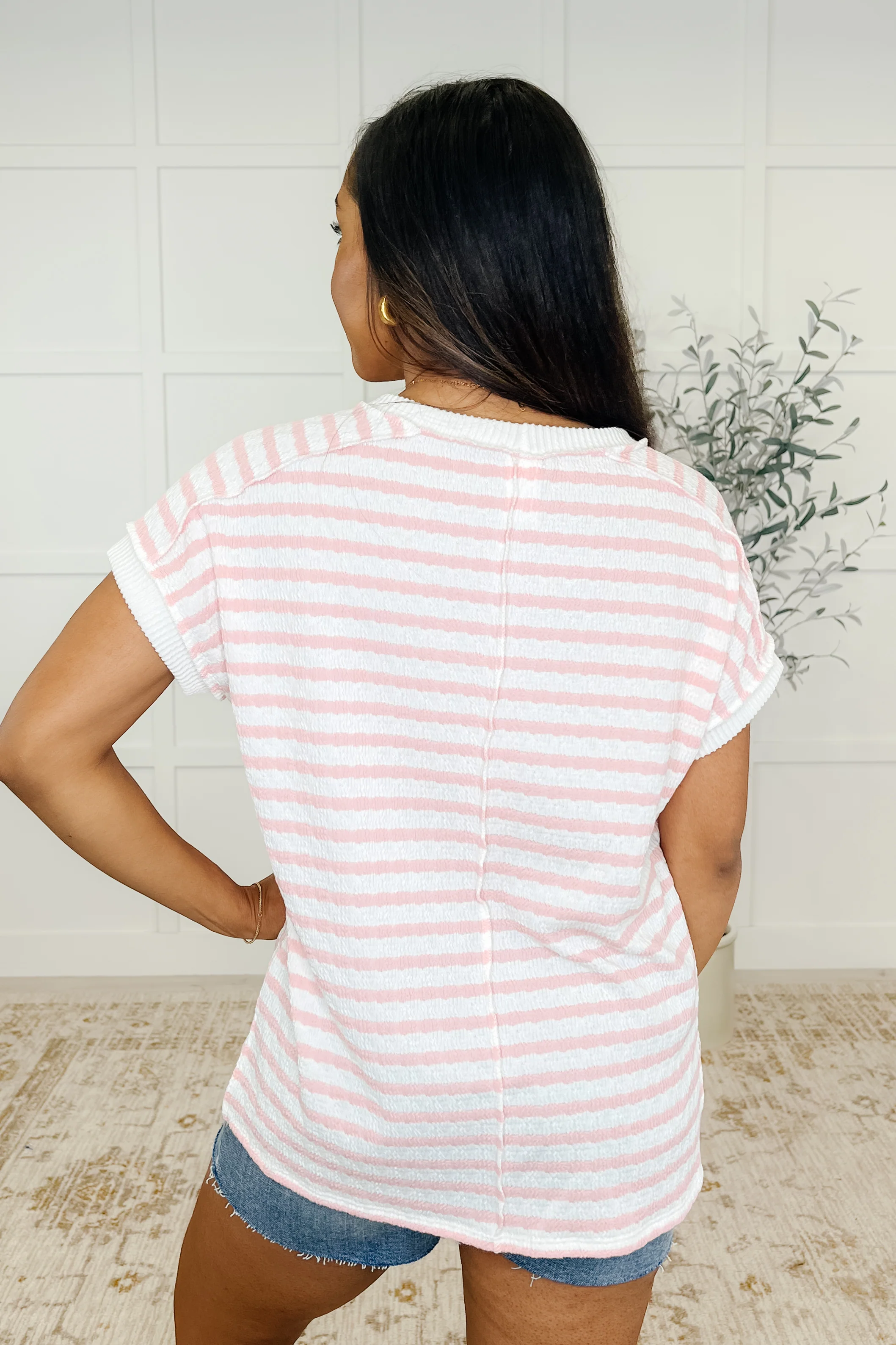 Chic Streak Dolman Sleeve Top in pink - 4/22/2025 - Image 4