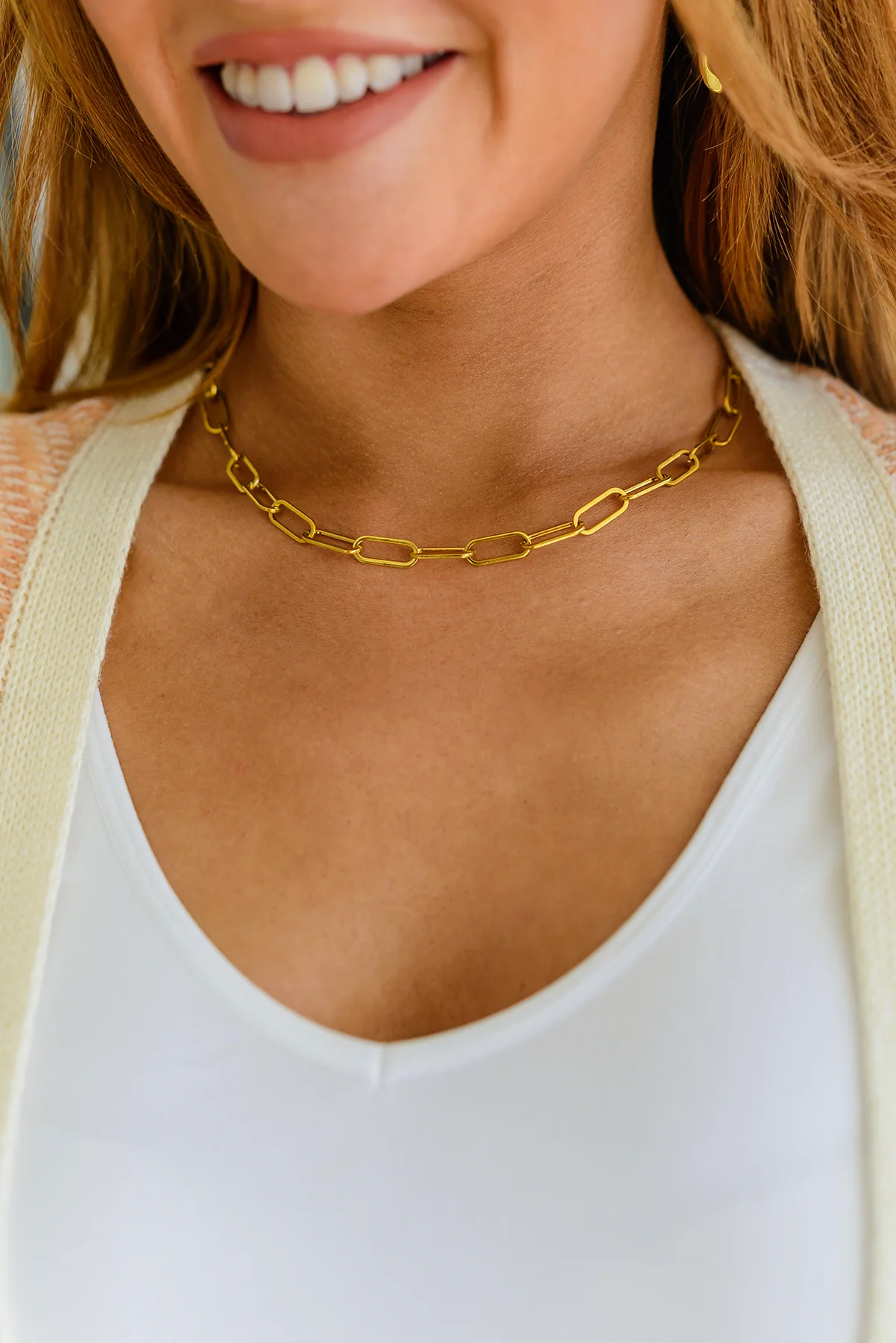 Classic Paper Clip Chain Necklace - 3/30/2023 - Image 4