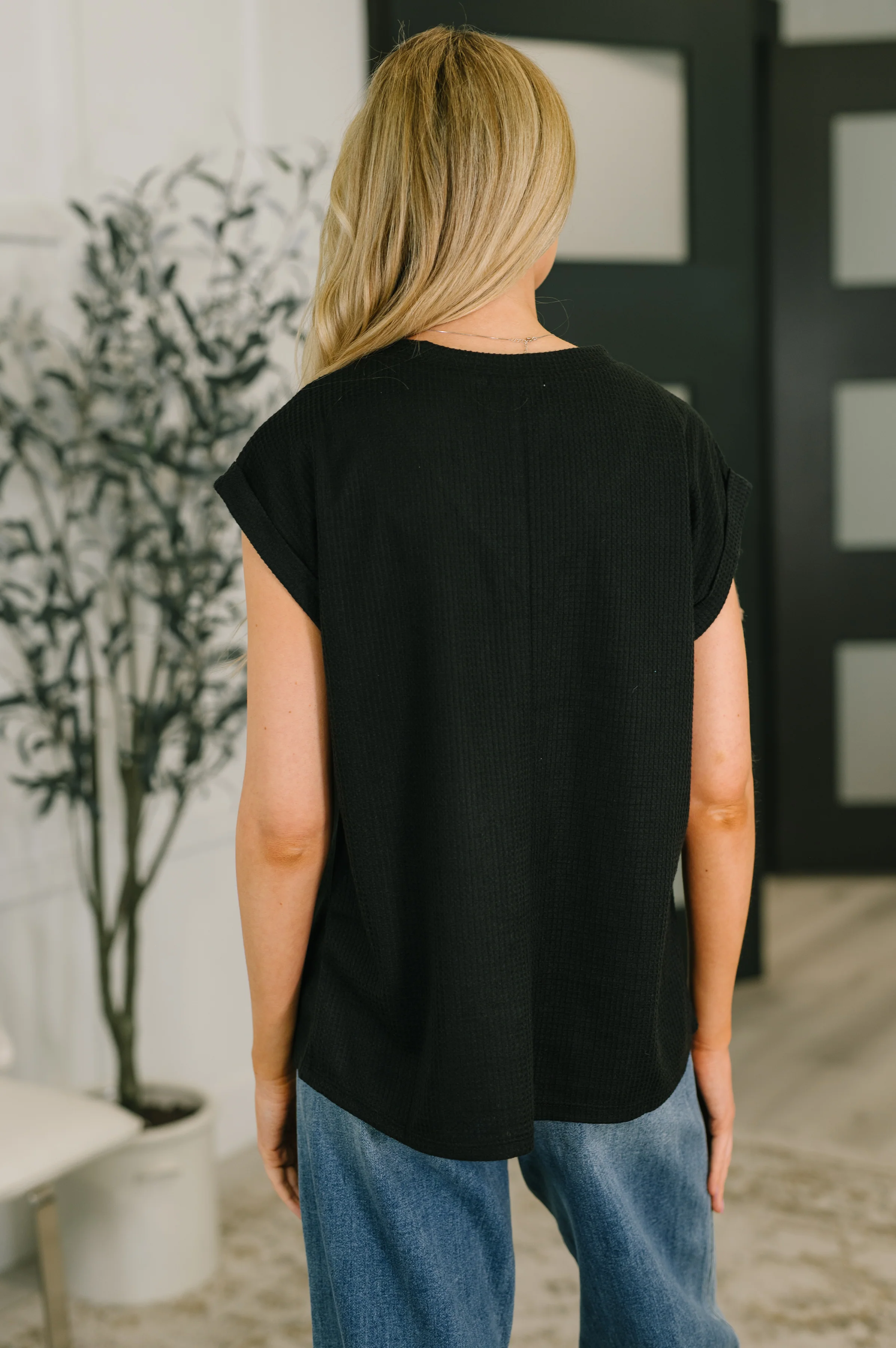 Classic Timeless V-Neck Tee in Black - 5/1/2026 NEW - Image 5