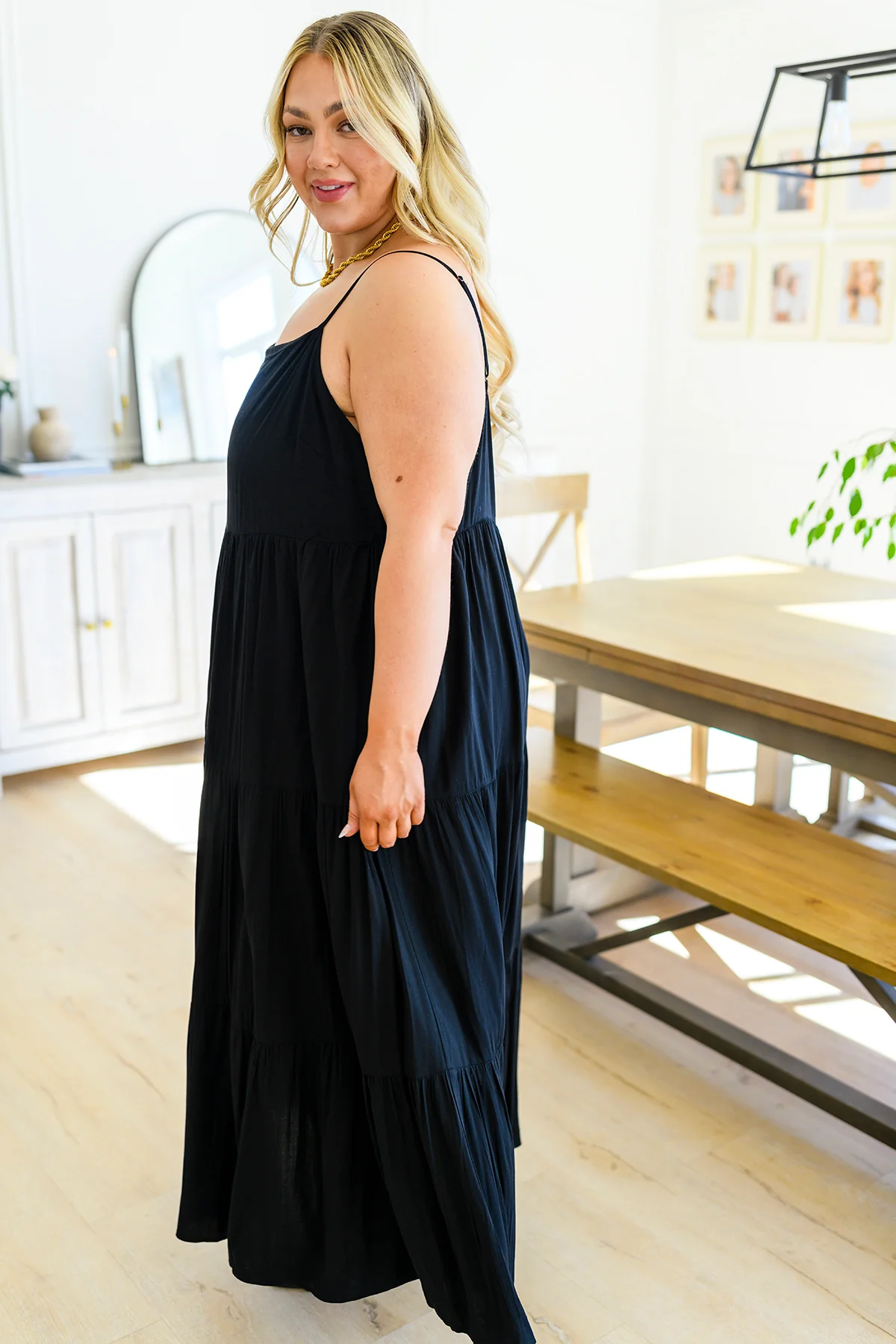 Classically Cool Tiered Maxi Dress - 3/10/2023 - Image 12