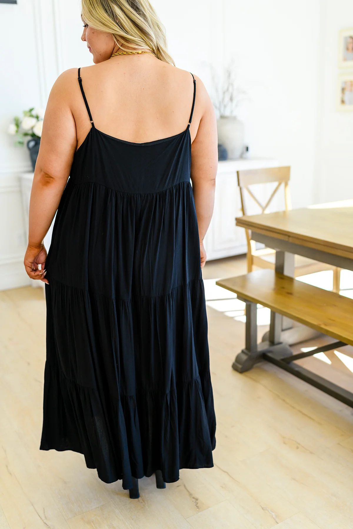 Classically Cool Tiered Maxi Dress - 3/10/2023 - Image 15
