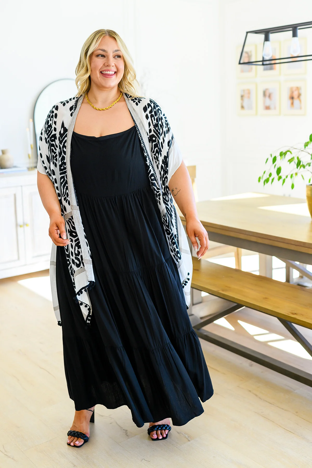 Classically Cool Tiered Maxi Dress - 3/10/2023 - Image 16