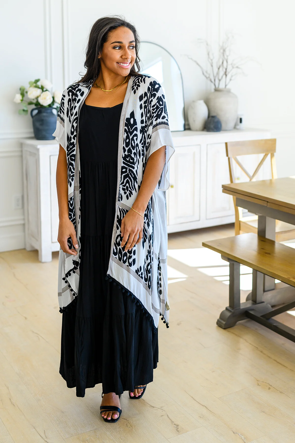 Classically Cool Tiered Maxi Dress - 3/10/2023 - Image 9