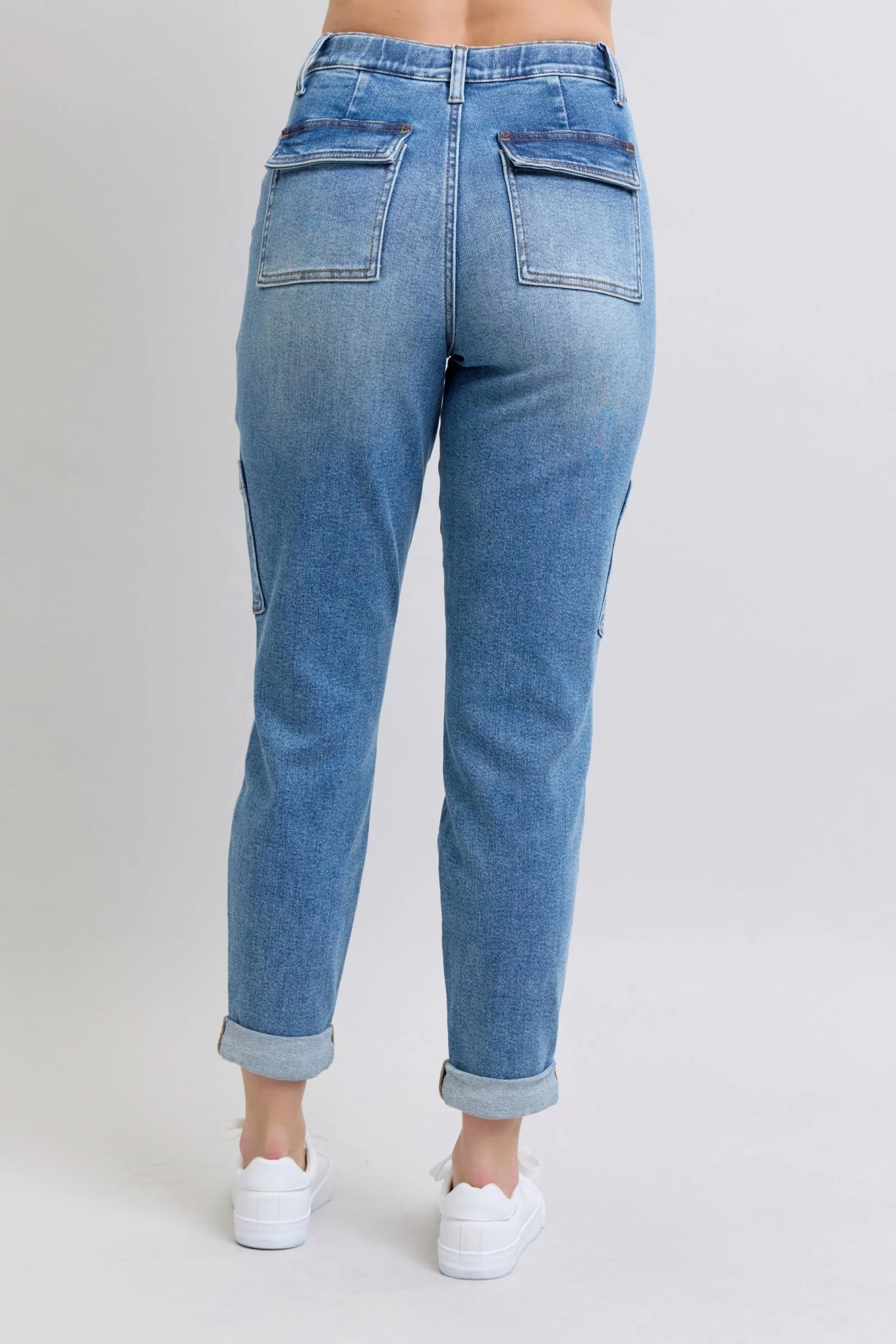 Clayton High Rise Cuffed Cargo Denim Jogger - 1/22/2025 - Image 10