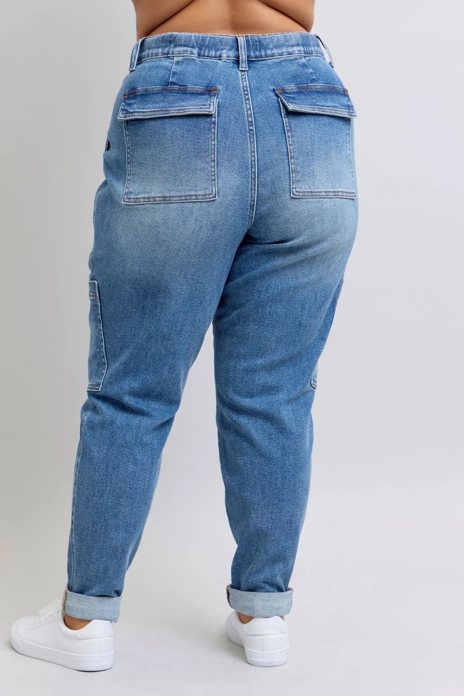Clayton High Rise Cuffed Cargo Denim Jogger - 1/22/2025 - Image 11