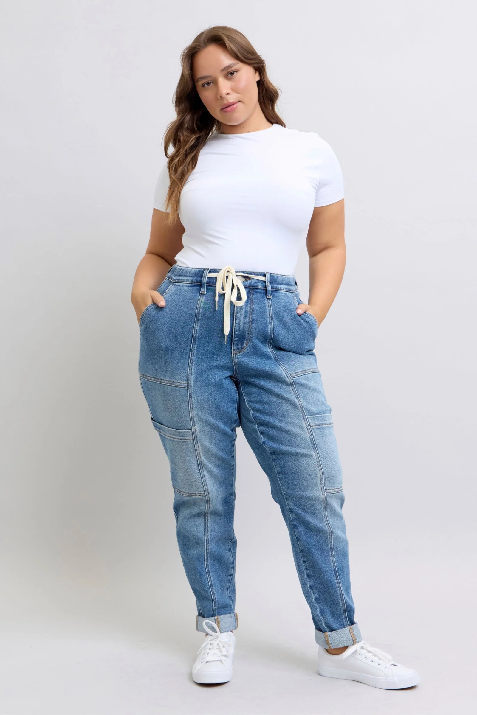 Clayton High Rise Cuffed Cargo Denim Jogger - 1/22/2025 - Image 2