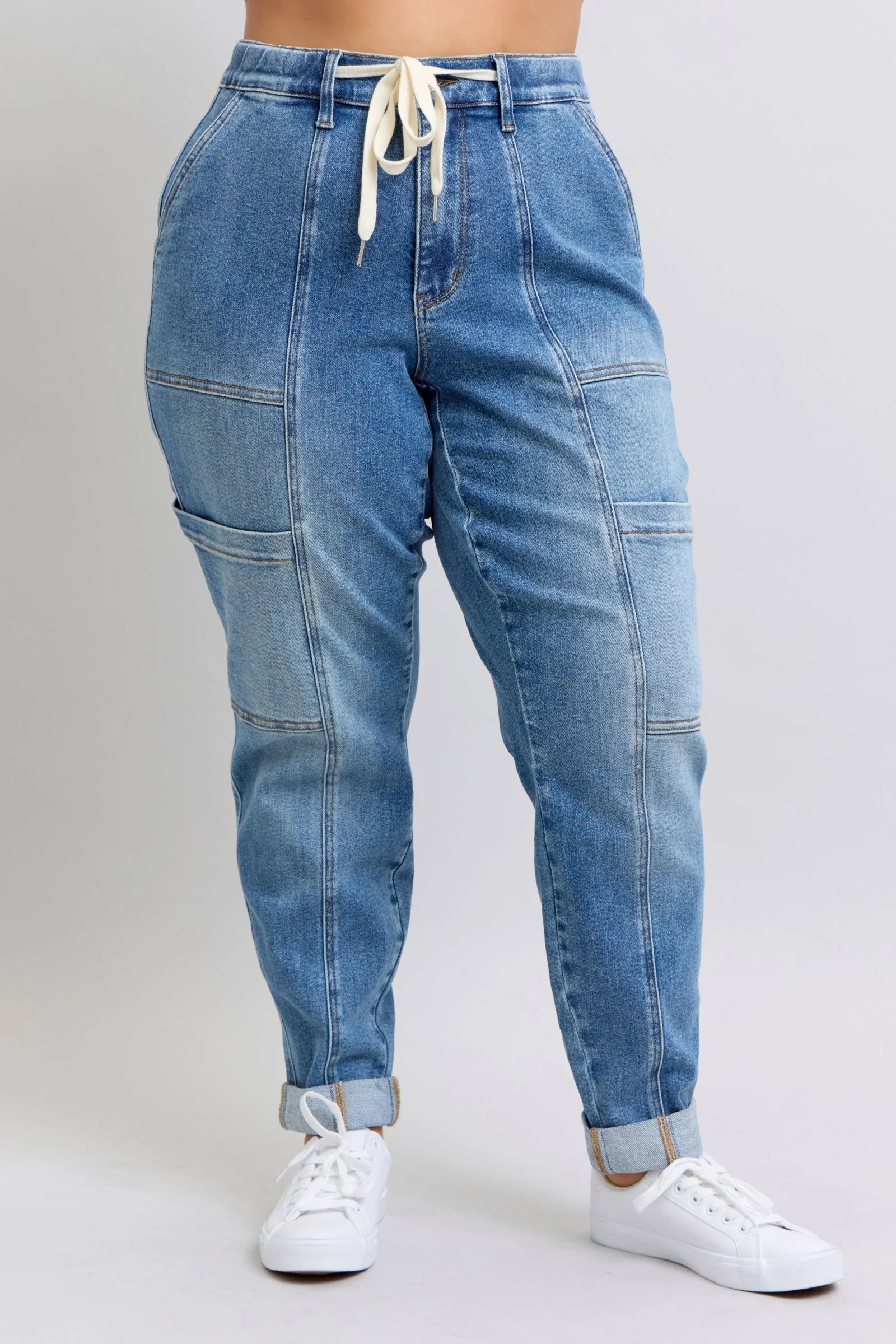 Clayton High Rise Cuffed Cargo Denim Jogger - 1/22/2025 - Image 5