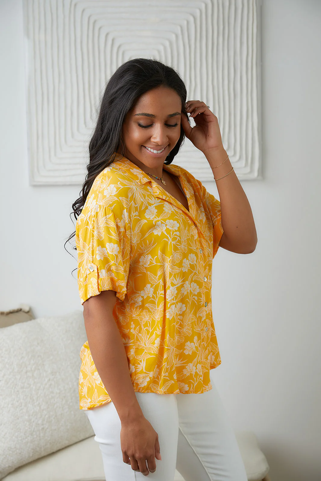 Clementine Floral Button Up Blouse - 4/6/2023 - Image 6