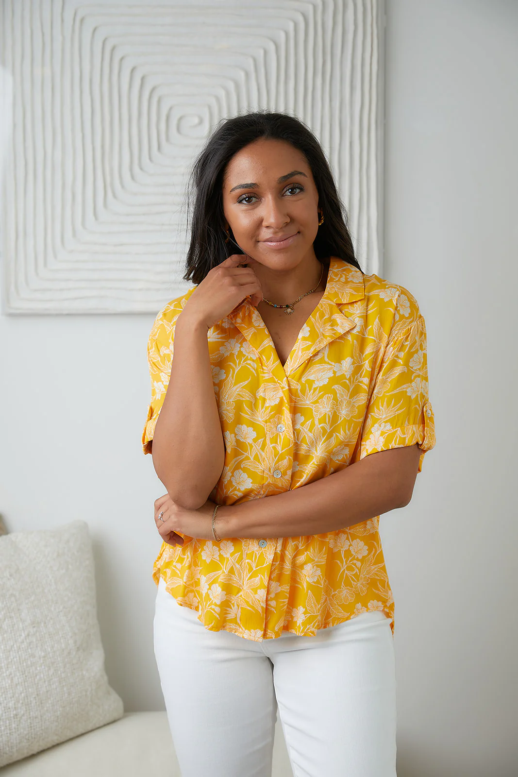 Clementine Floral Button Up Blouse - 4/6/2023 - Image 9