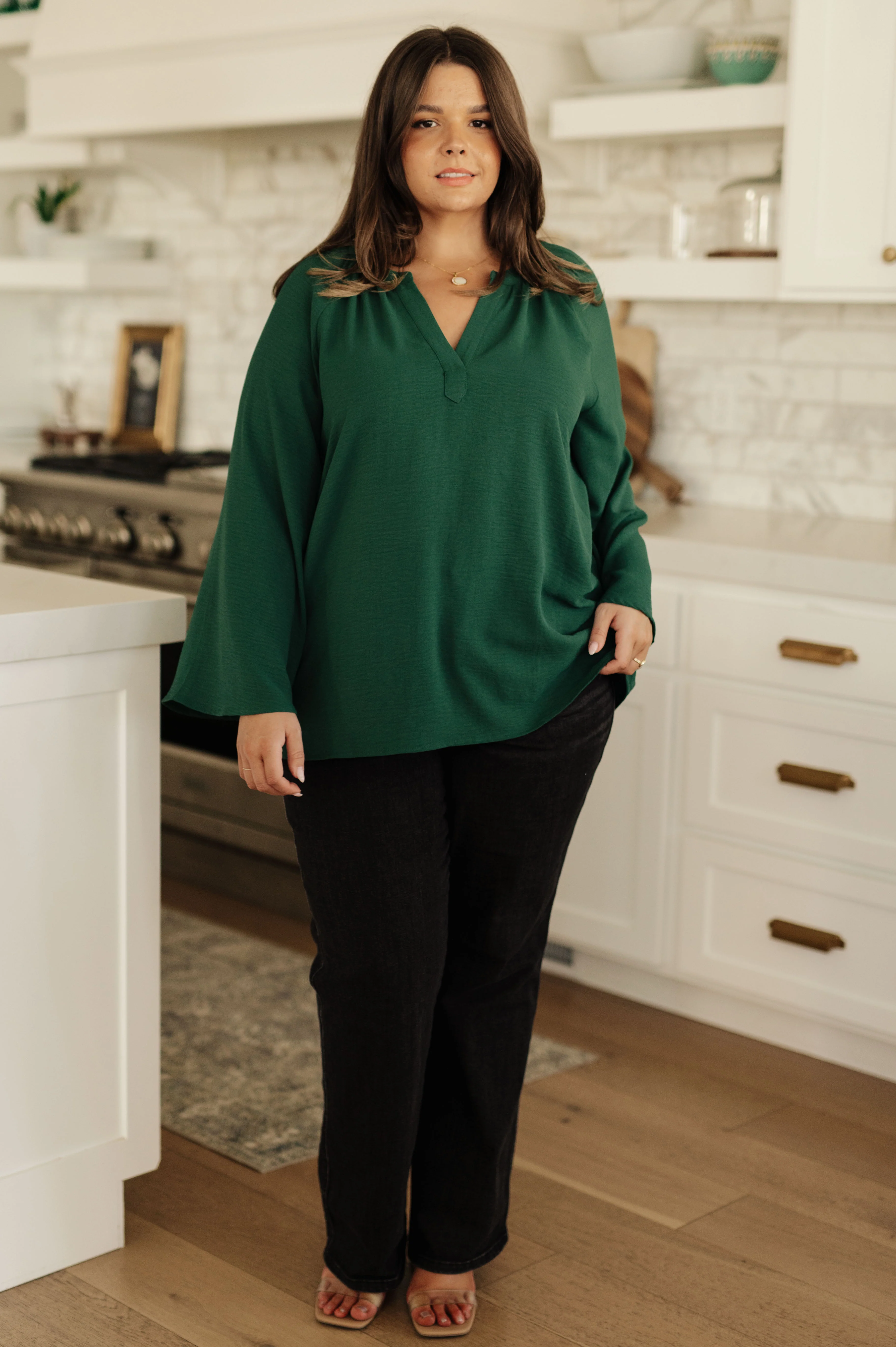 Climb On V-Neck Blouse - 11/8/2024 - Image 4
