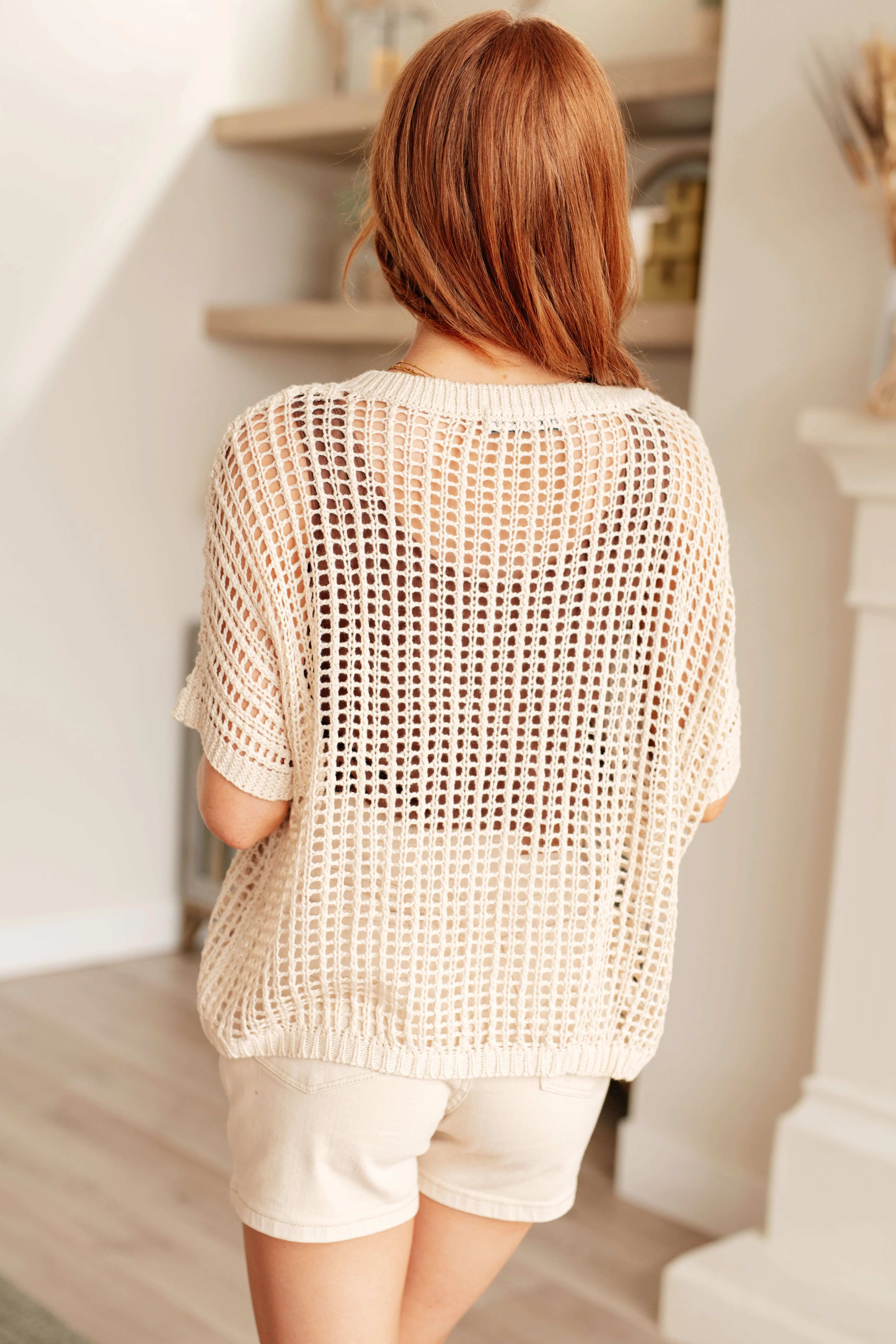 Coastal Dreams Fishnet Top in Cream - 5/1/2024 - Image 12