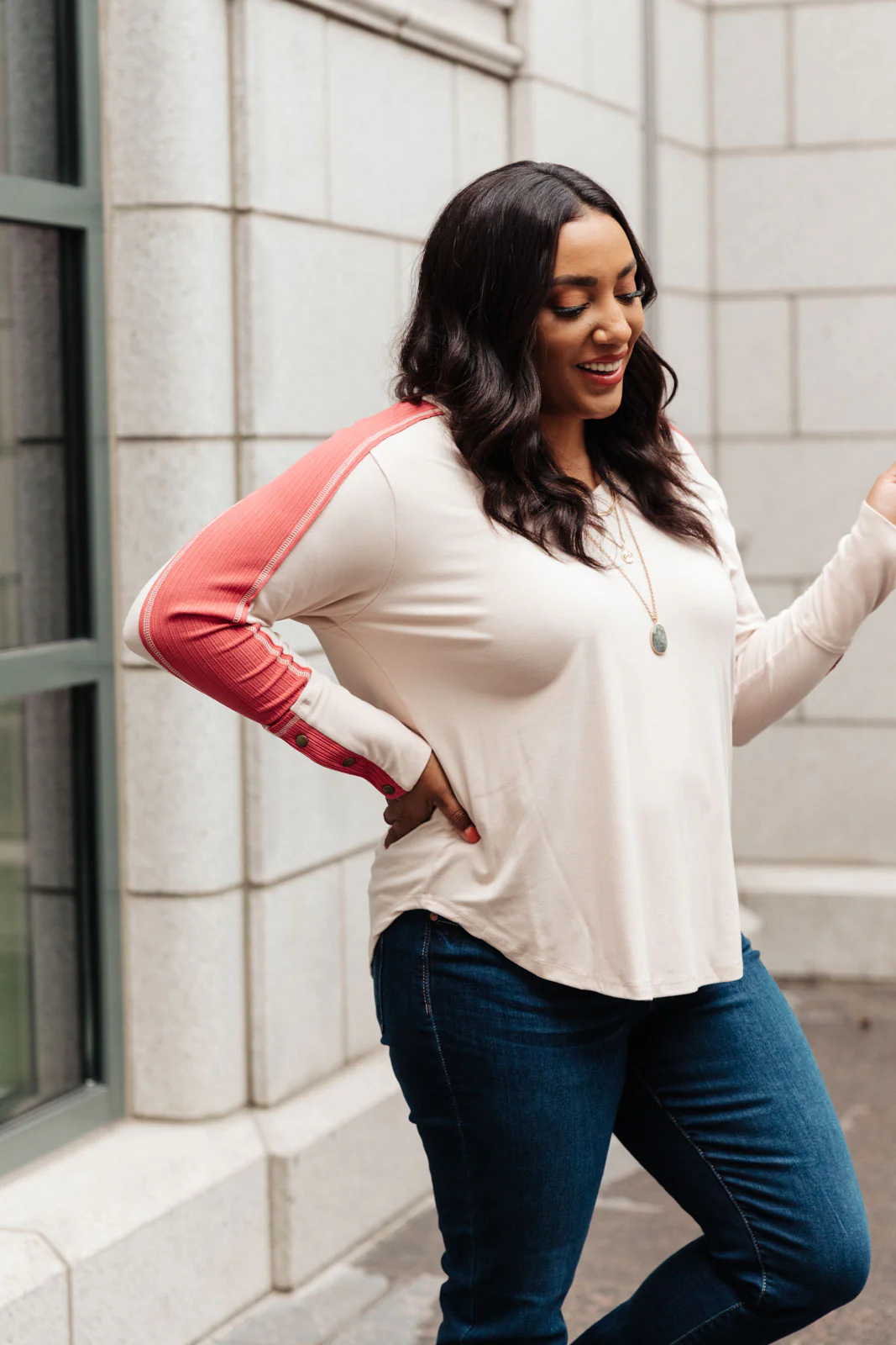Coffee Date V Neck Top - 11/18/2021 - Image 4